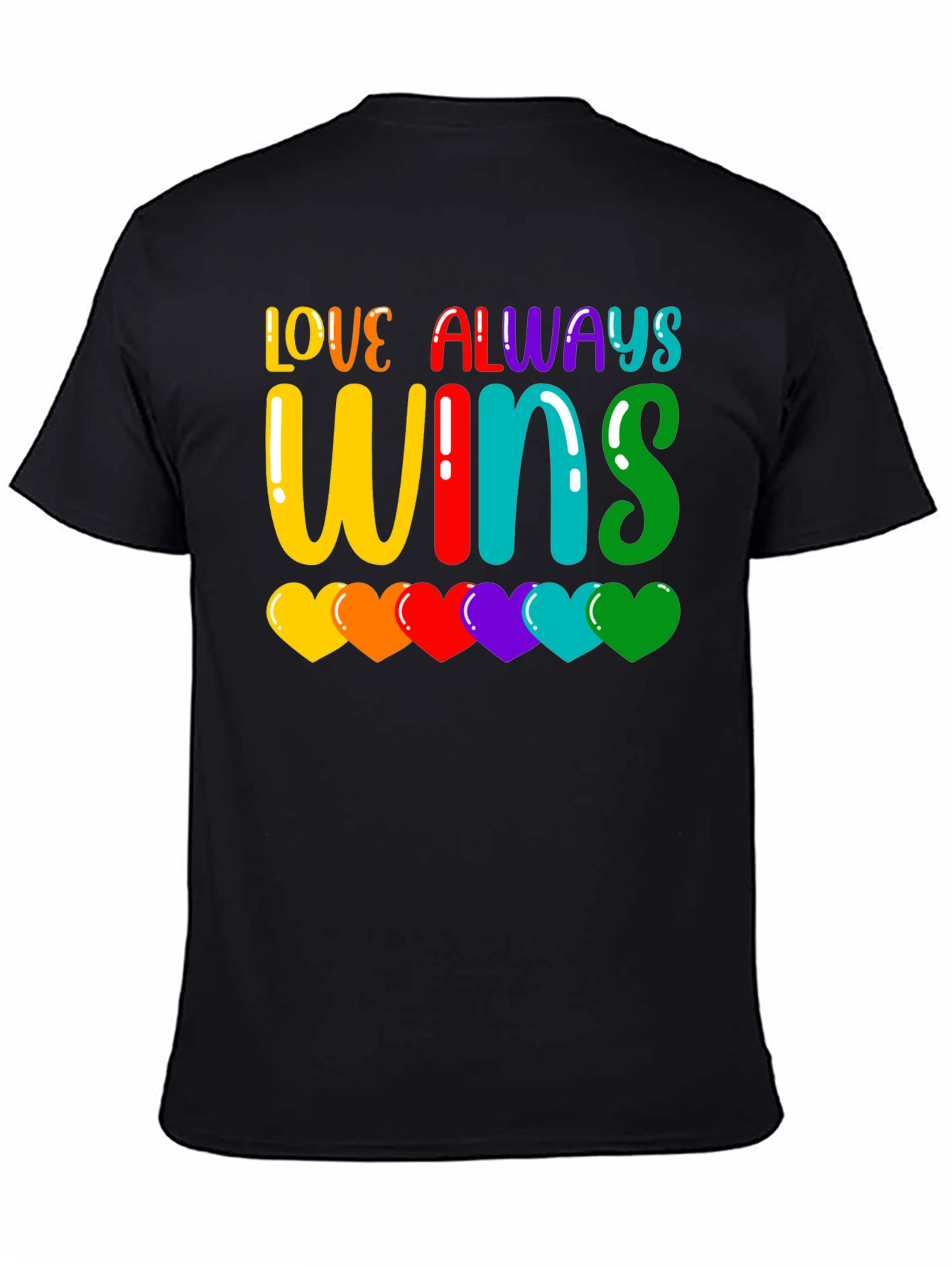 Love Always Wins Rainbow Pride T-Shirt