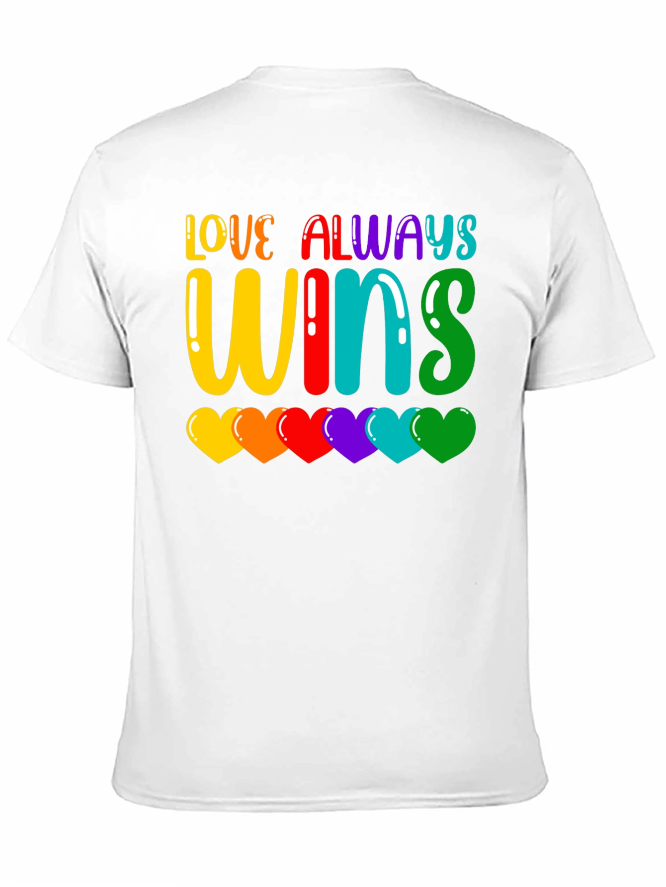 Love Always Wins Rainbow Pride T-Shirt