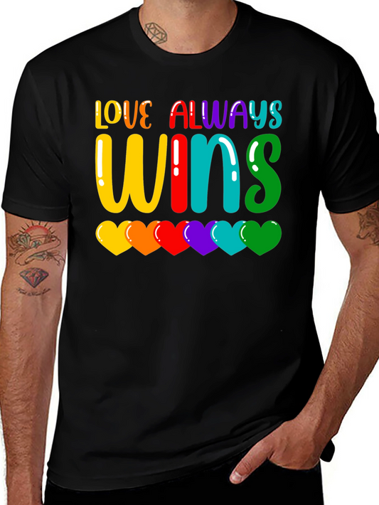 Love Always Wins Rainbow Pride T-Shirt