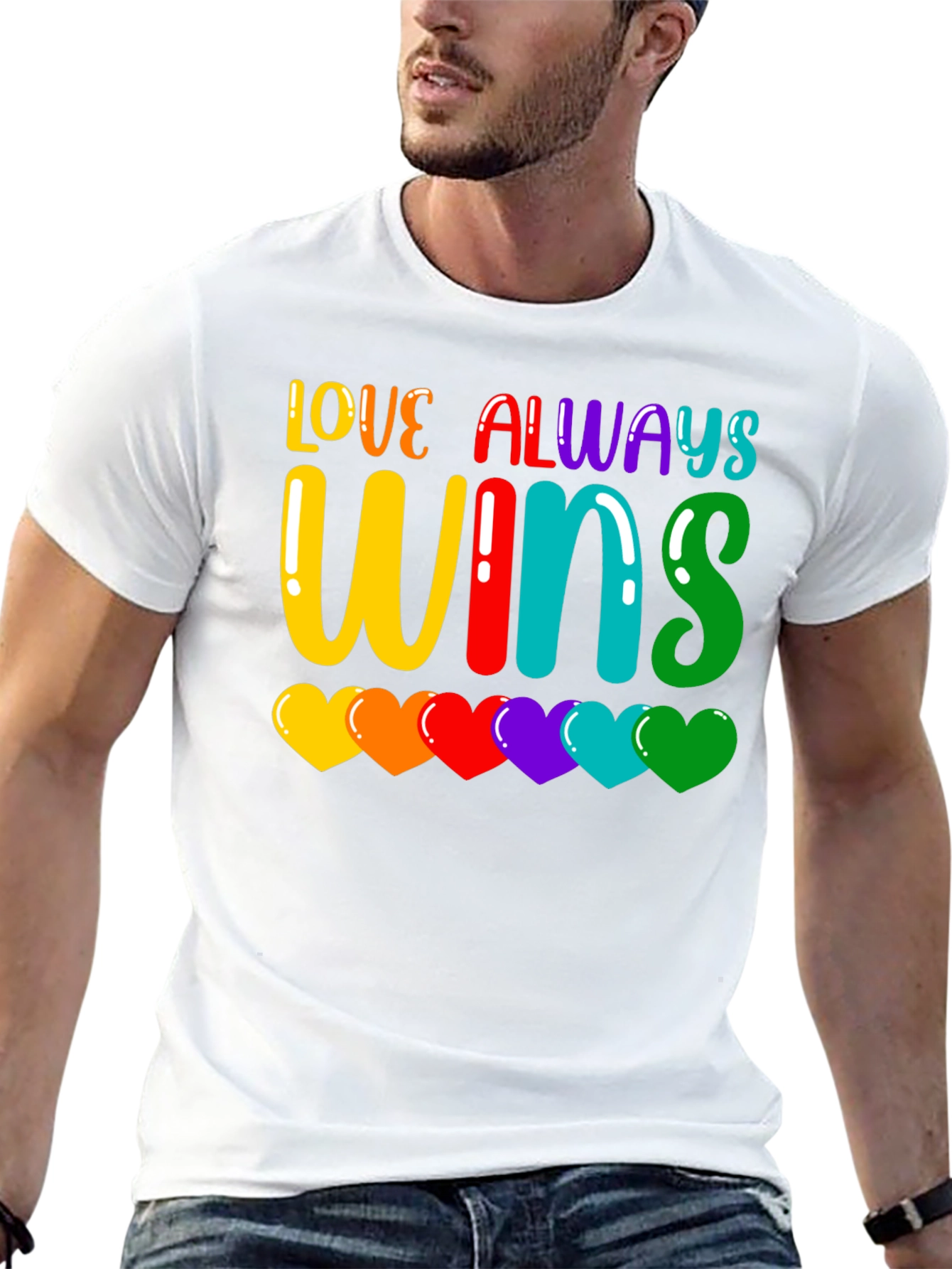 Love Always Wins Rainbow Pride T-Shirt