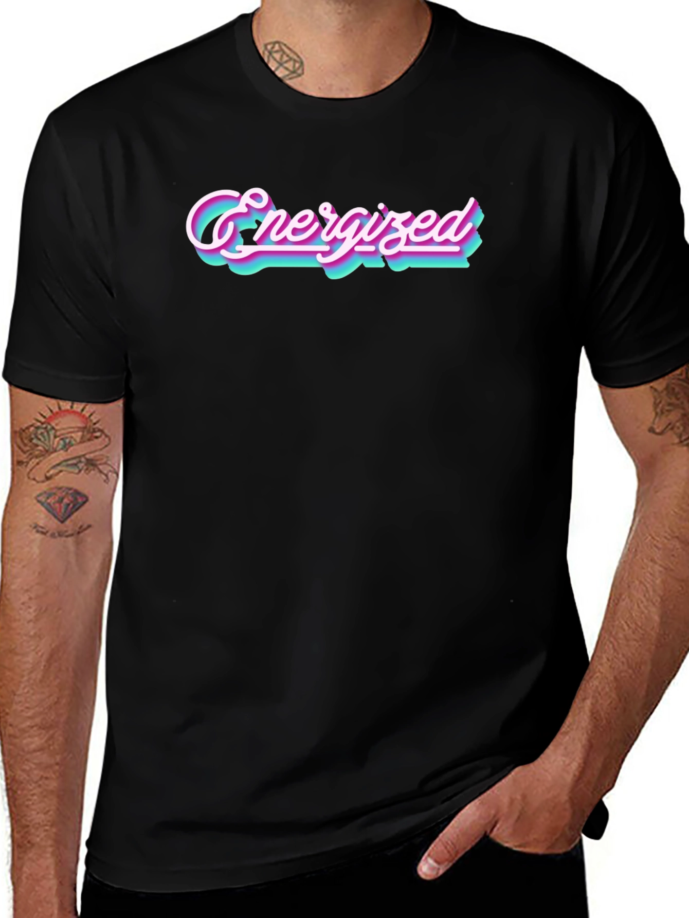 Energized Retro Style T-Shirt