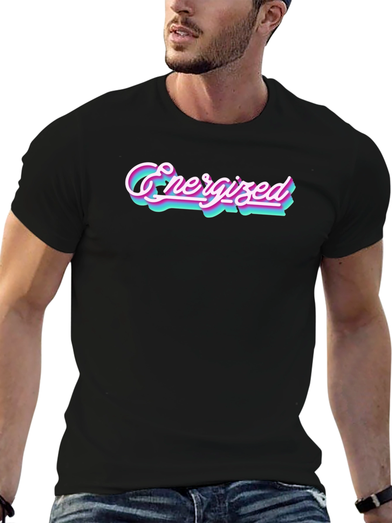 Energized Retro Style T-Shirt