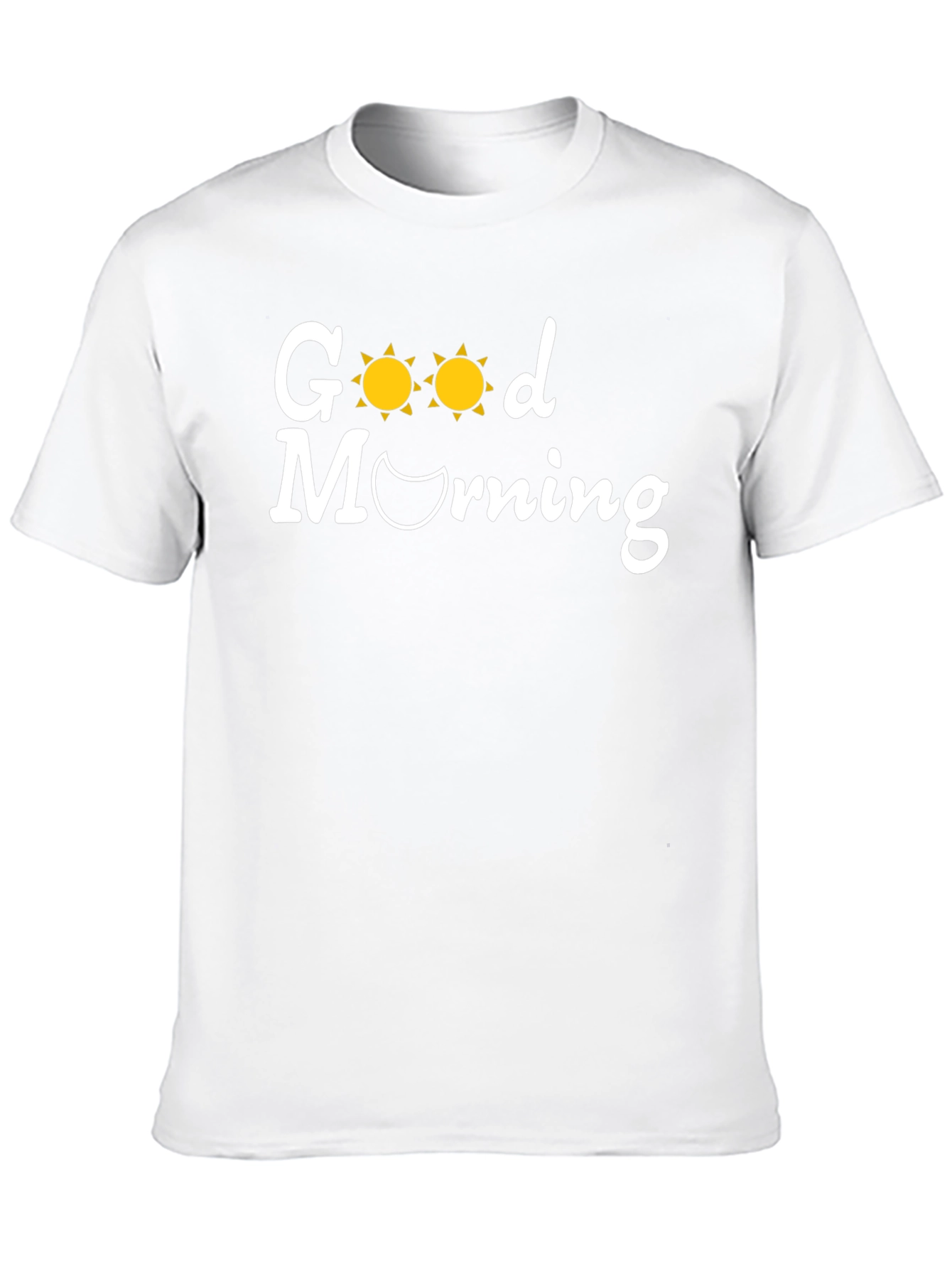 Good Morning Graphic Tee - Soft Cotton Blend
