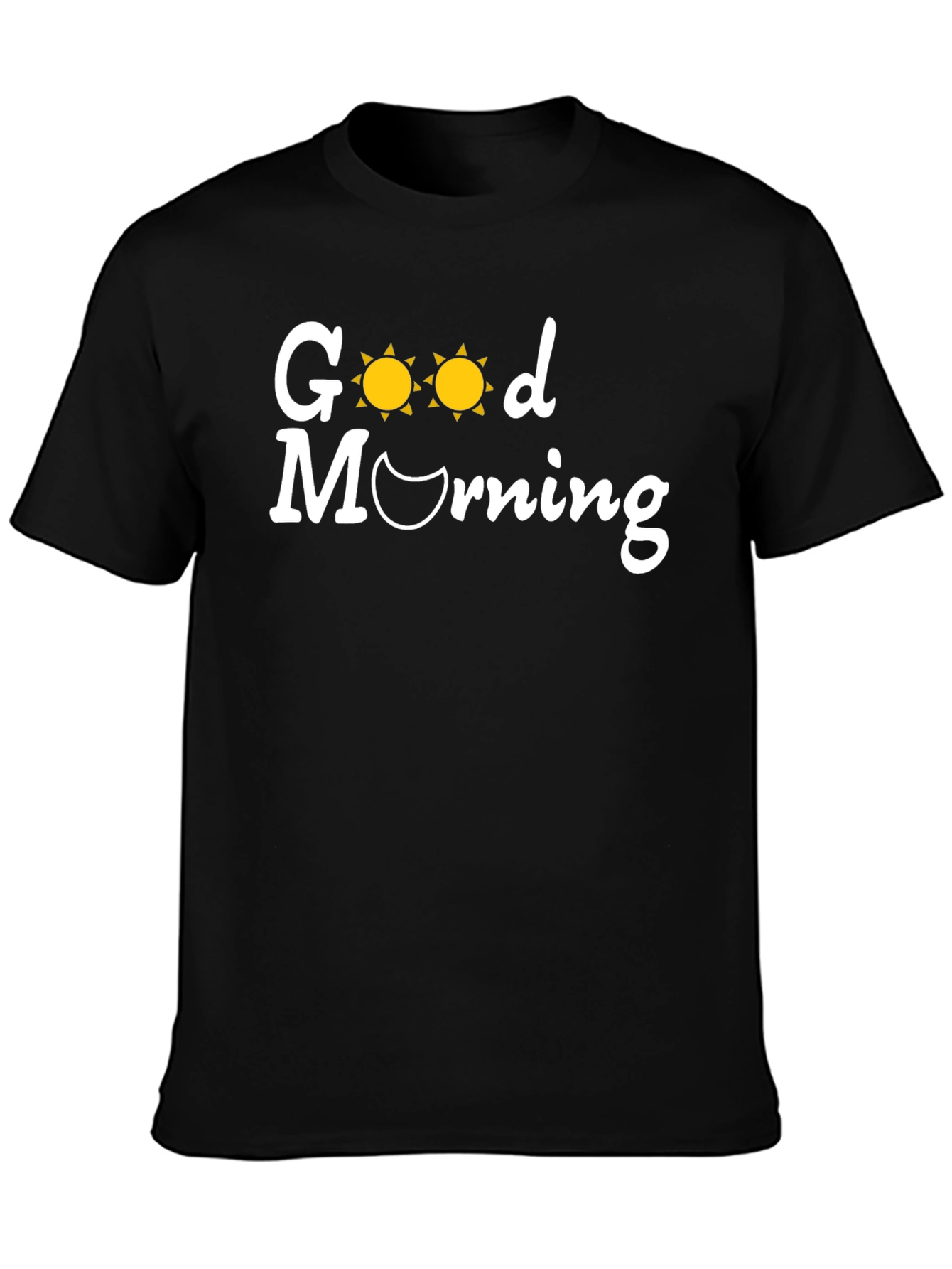 Good Morning Graphic Tee - Soft Cotton Blend