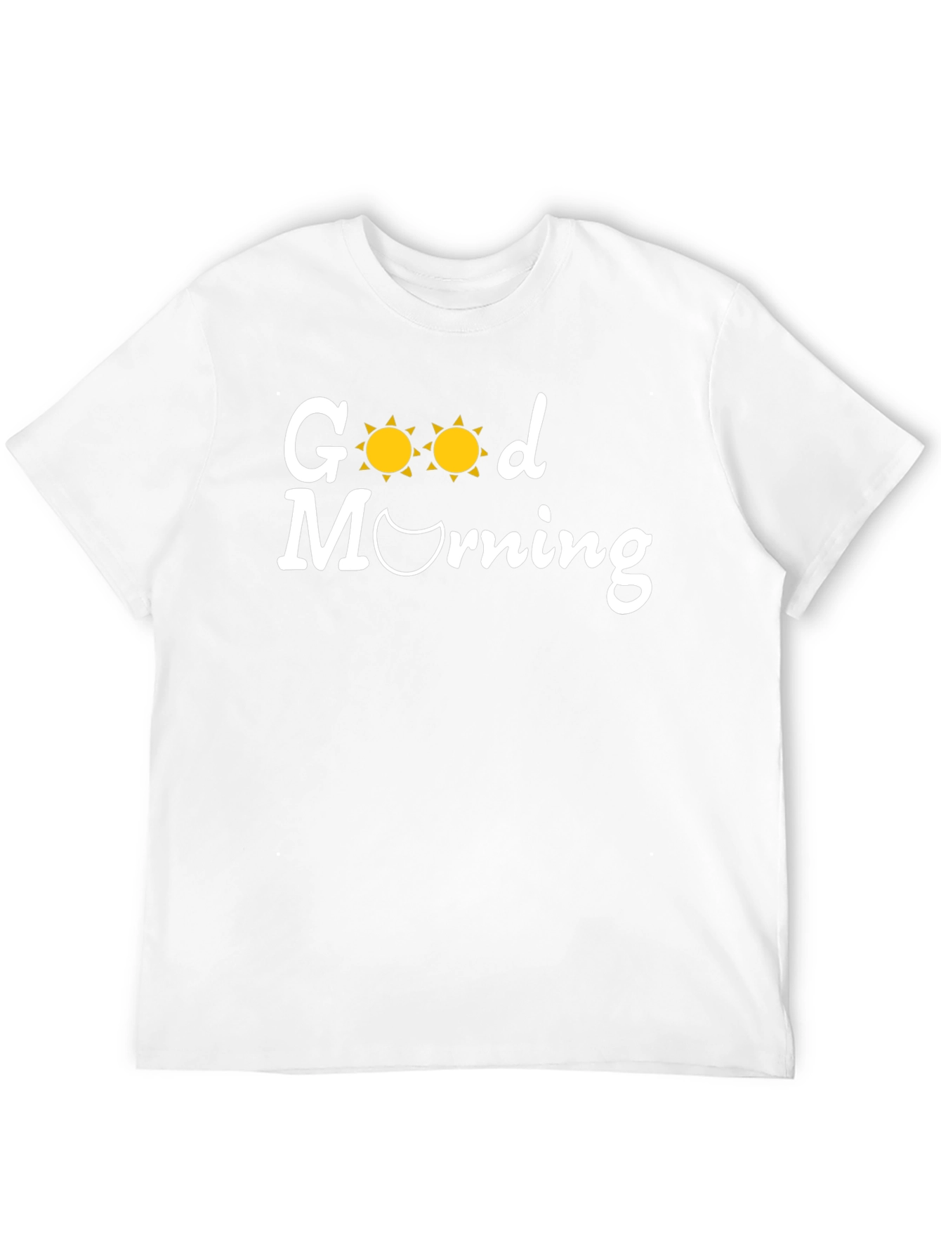 Good Morning Graphic Tee - Soft Cotton Blend