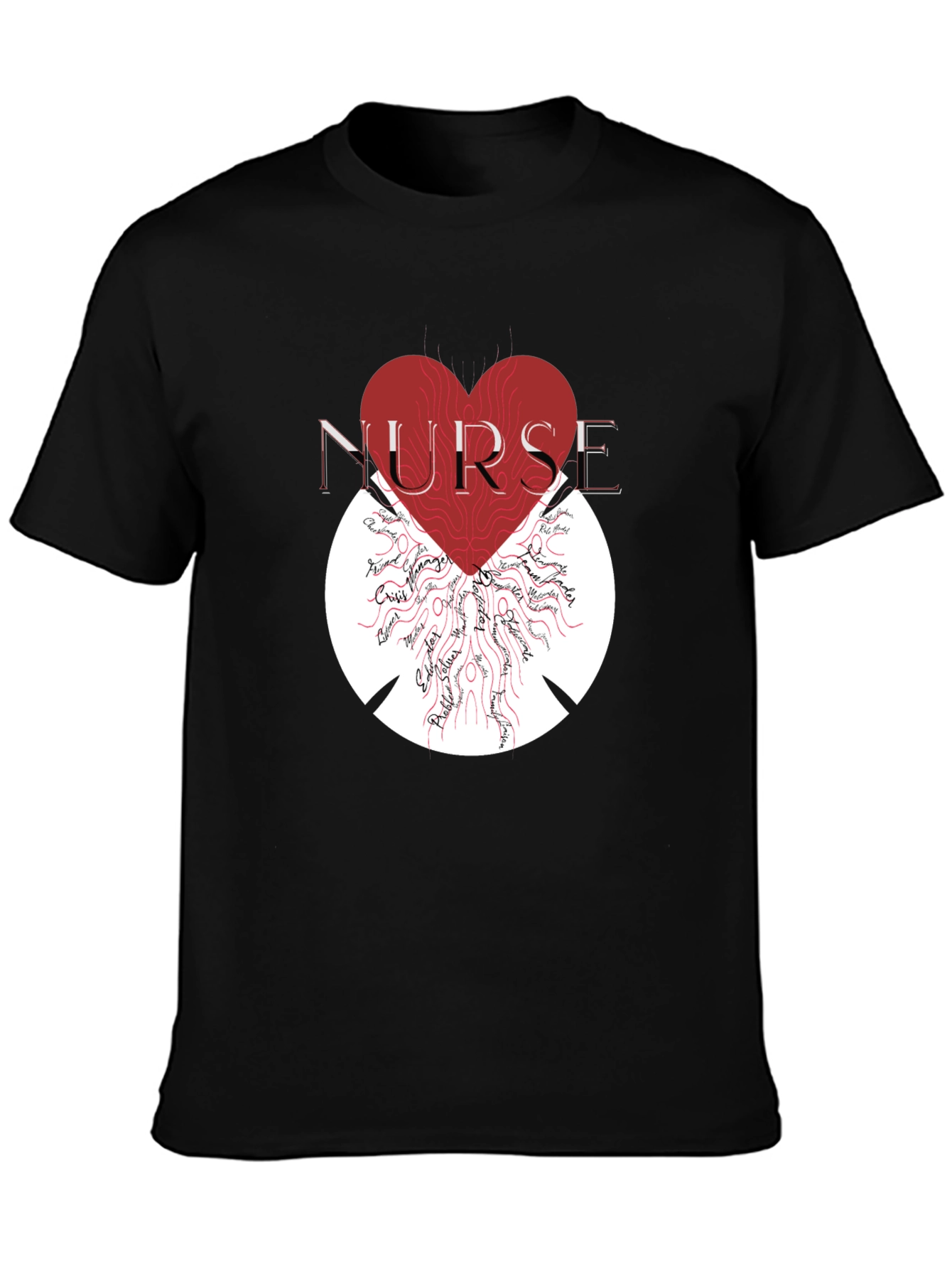Nurse Heart Graphic T-Shirt - Unisex