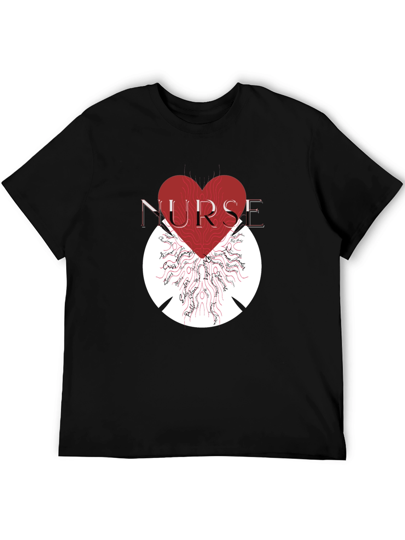 Nurse Heart Graphic T-Shirt - Unisex