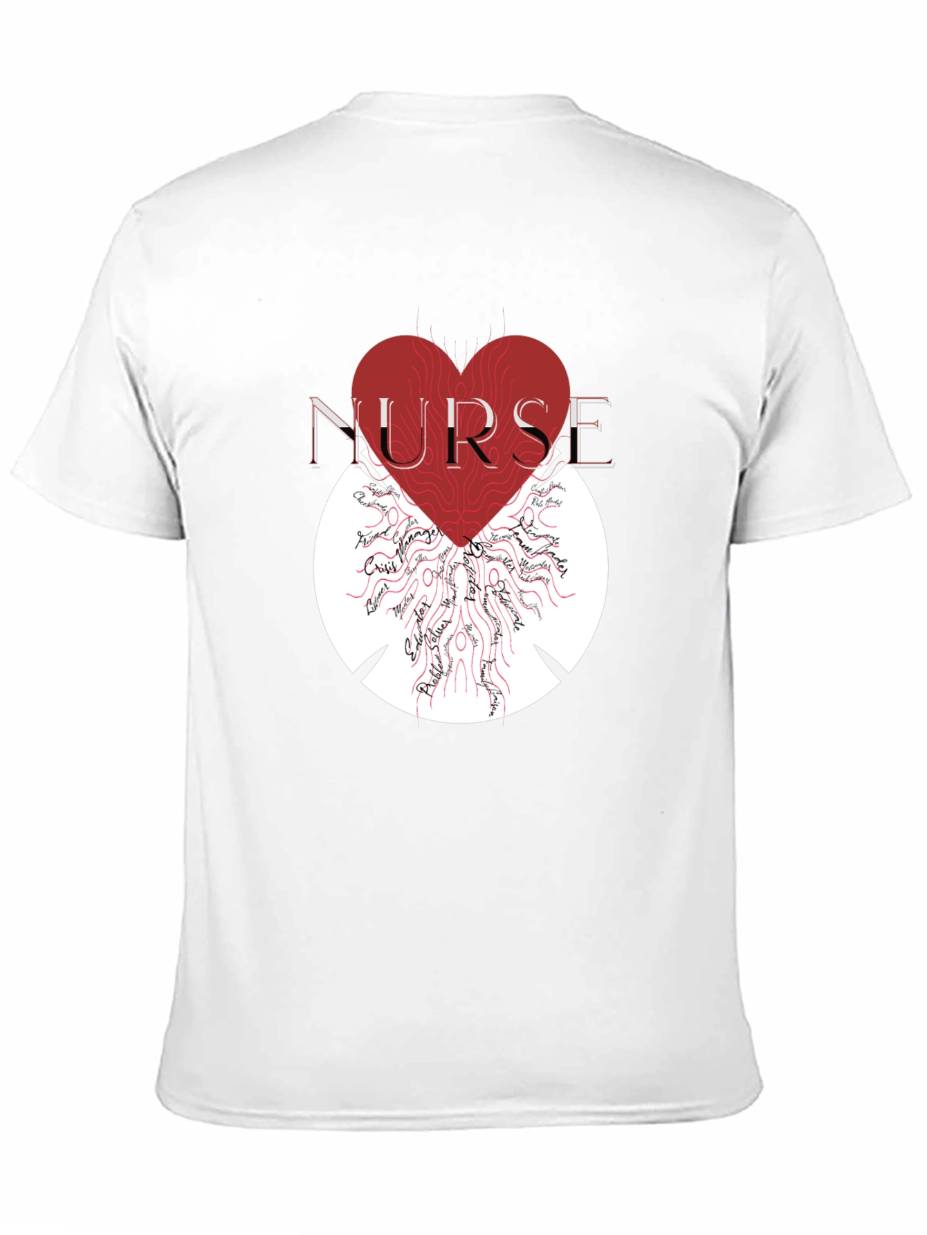 Nurse Heart Graphic T-Shirt - Unisex