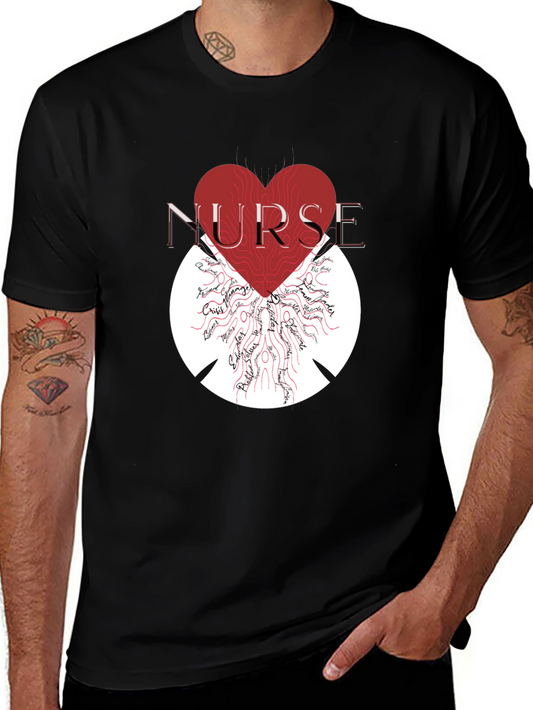 Nurse Heart Graphic T-Shirt - Unisex