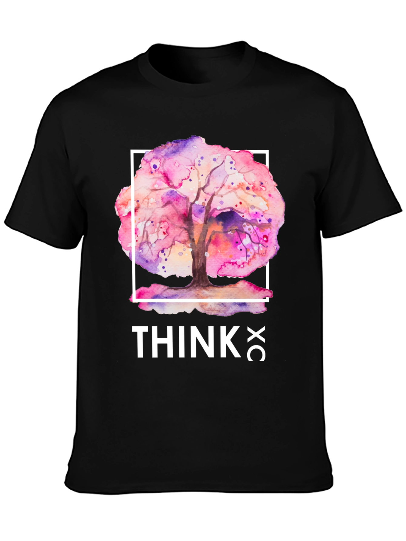 Think Tree Graphic T-Shirt - Artistic Design