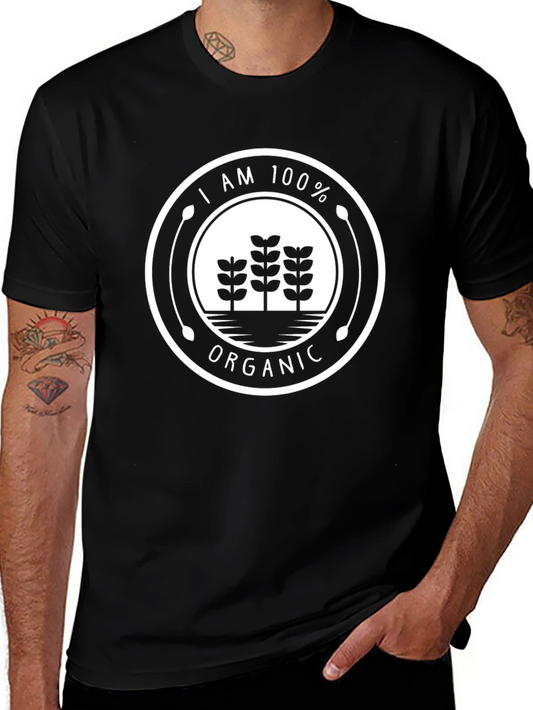 100% Organic Graphic Tee - Black