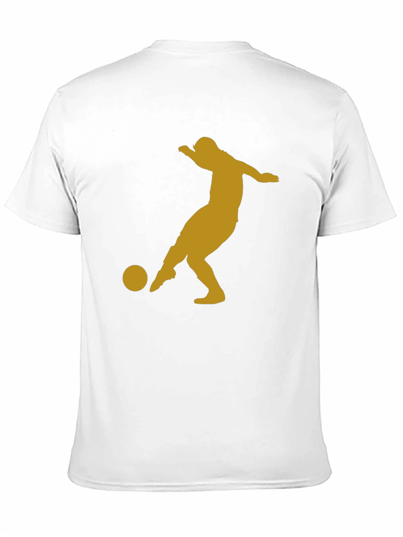 Soccer Player Graphic Tee - Black T-Shirt
