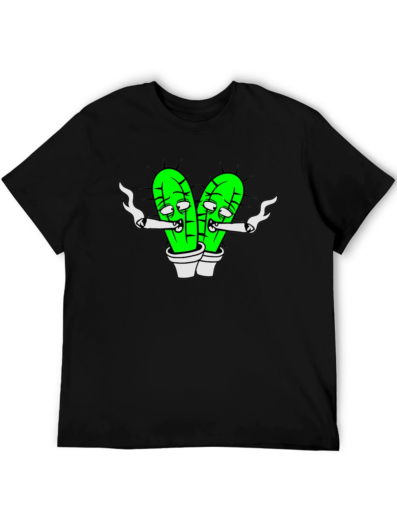 Cartoon Cactus Joint T-Shirt