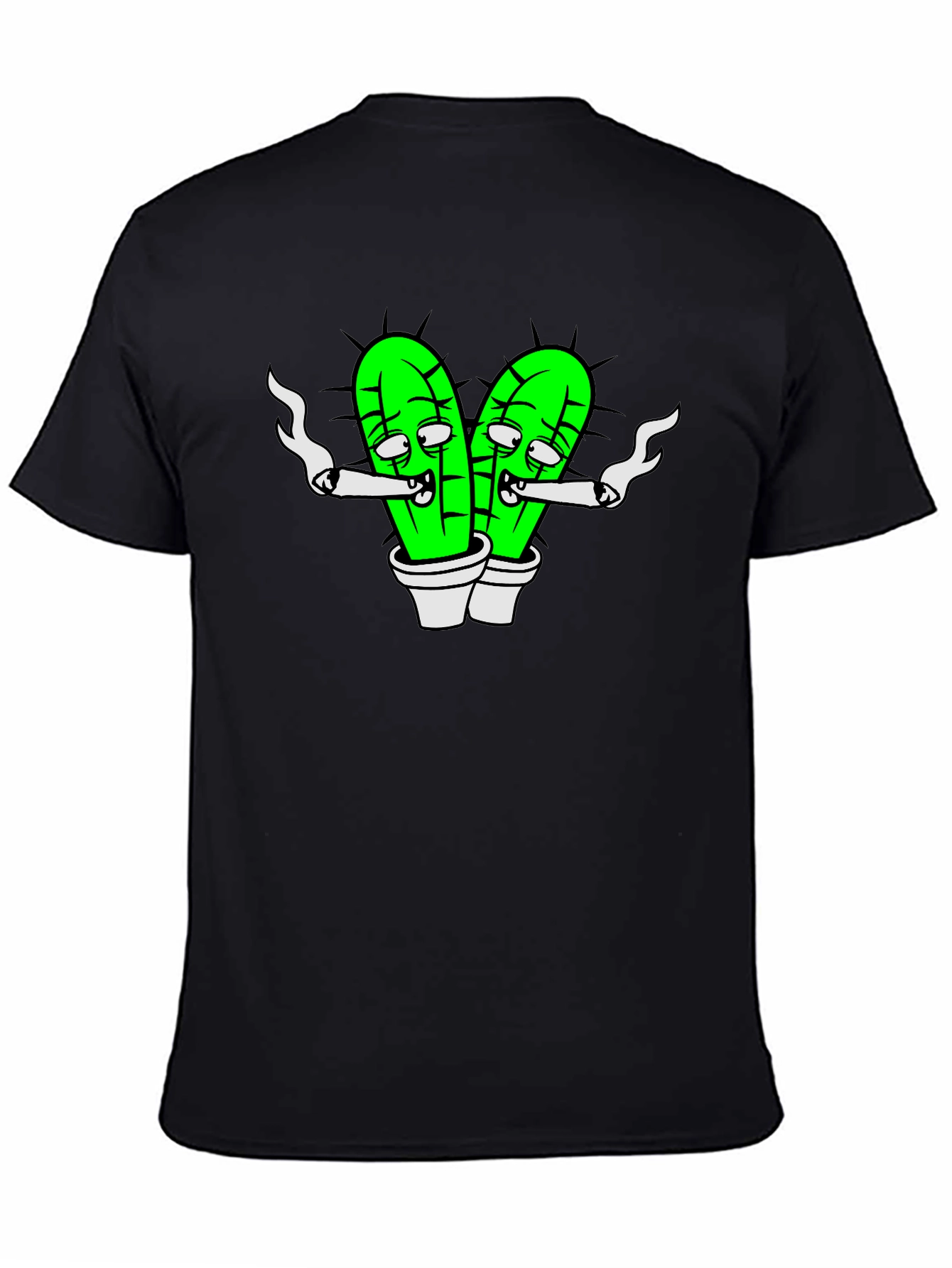 Cartoon Cactus Joint T-Shirt