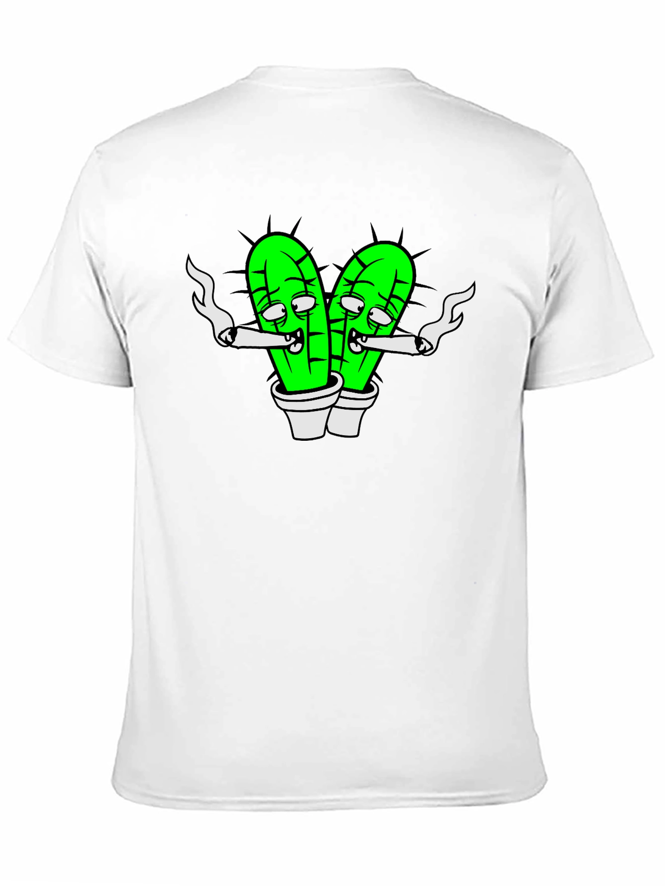 Cartoon Cactus Joint T-Shirt