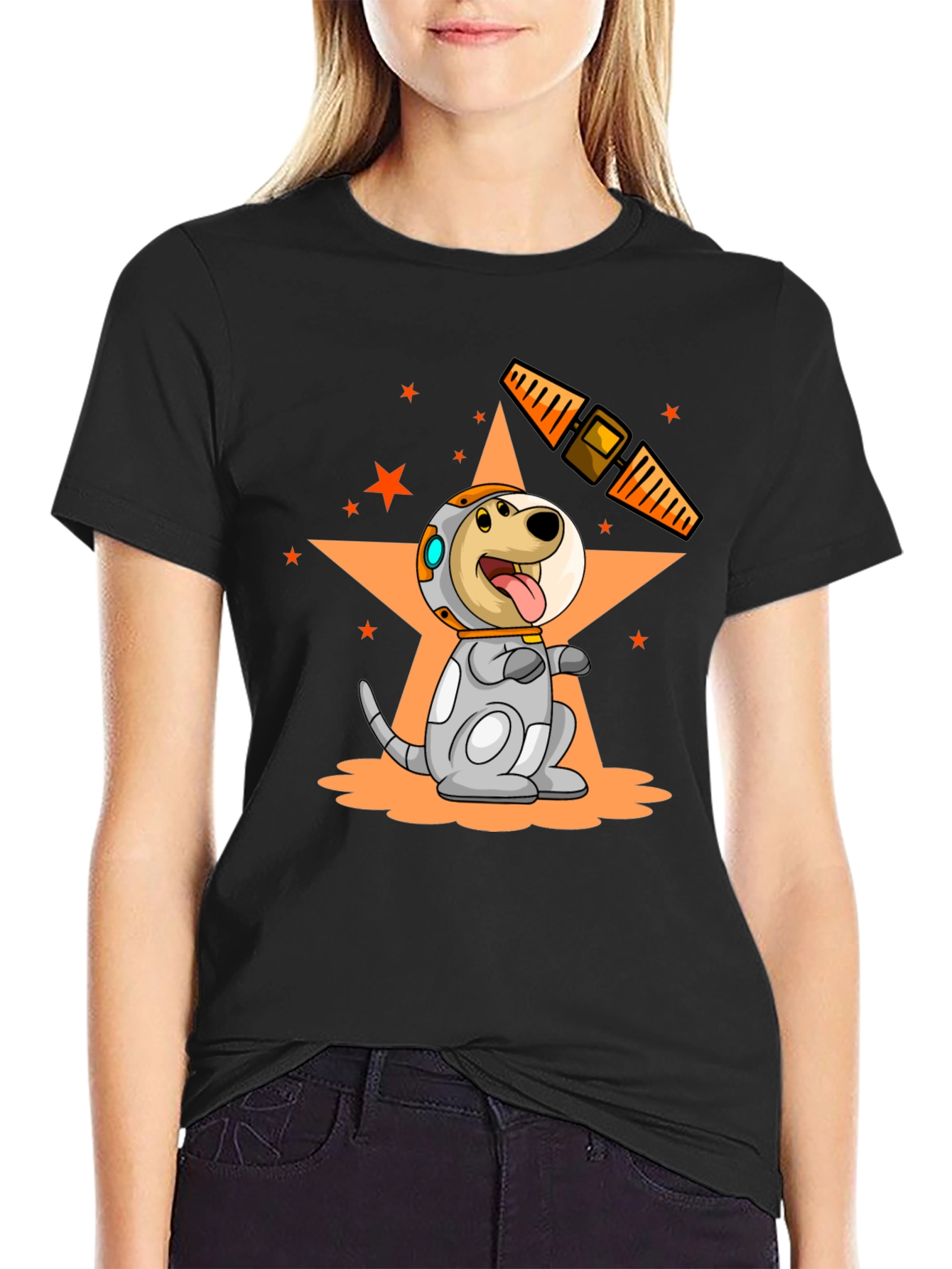 Dog Astronaut T-Shirt - Space Pup in Orbit!