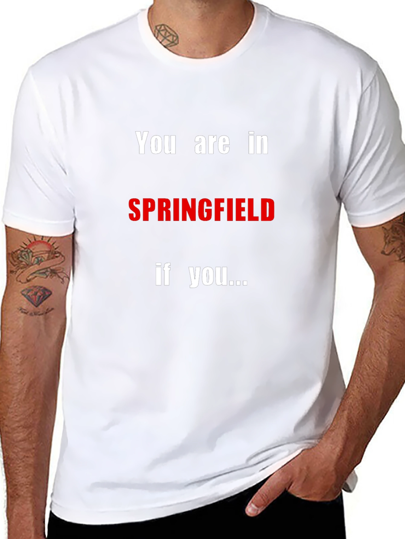 Springfield T-Shirt - Humorous Pop Culture Tee