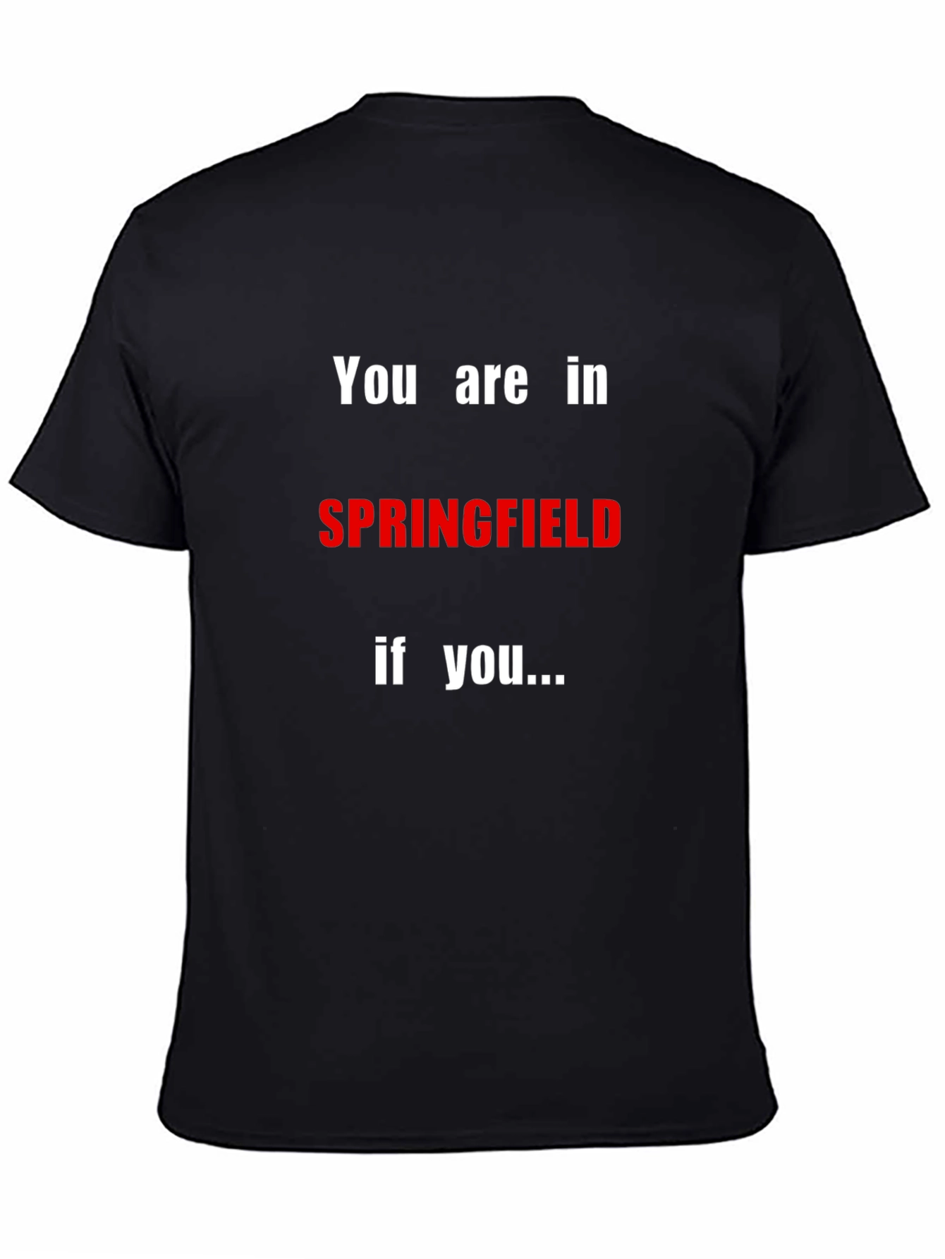 Springfield T-Shirt - Humorous Pop Culture Tee