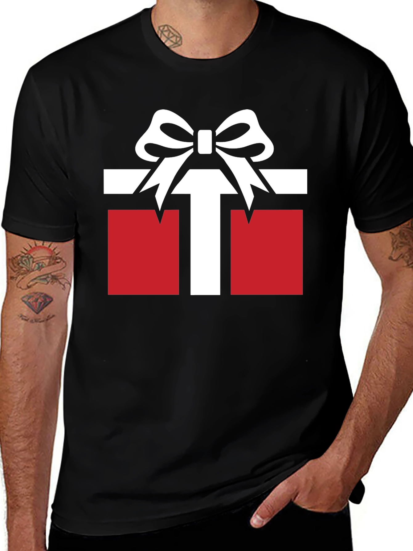 Festive Gift Box Graphic Tee