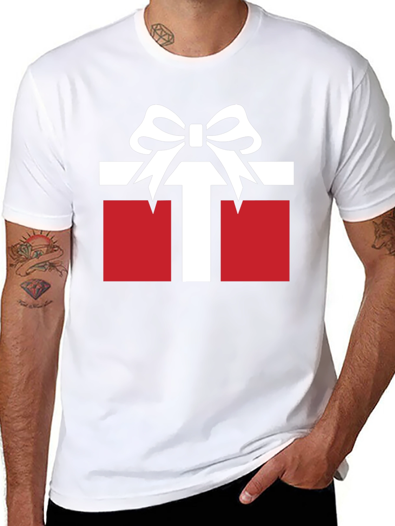 Festive Gift Box Graphic Tee