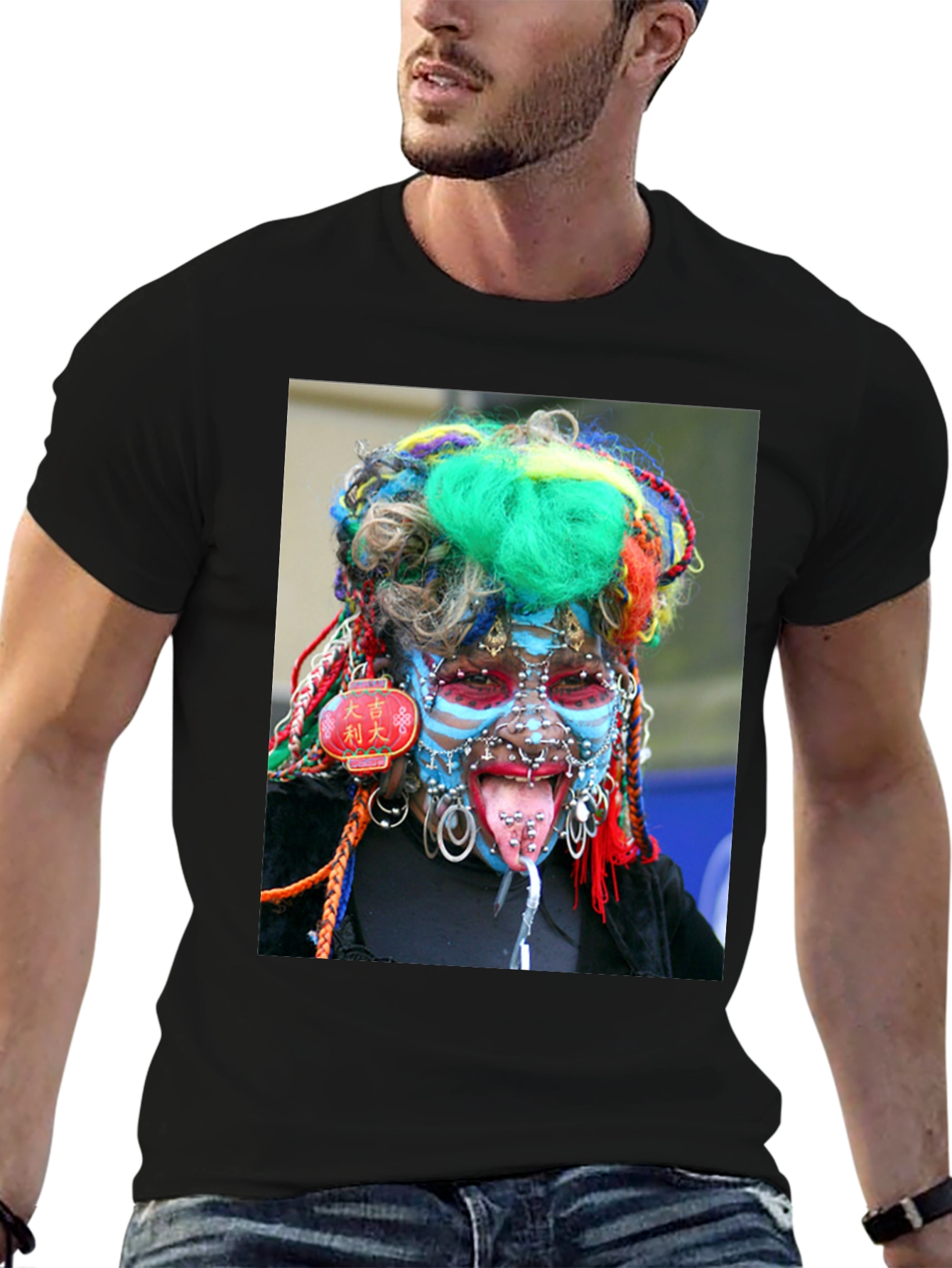 Unique Body Art Graphic Tee