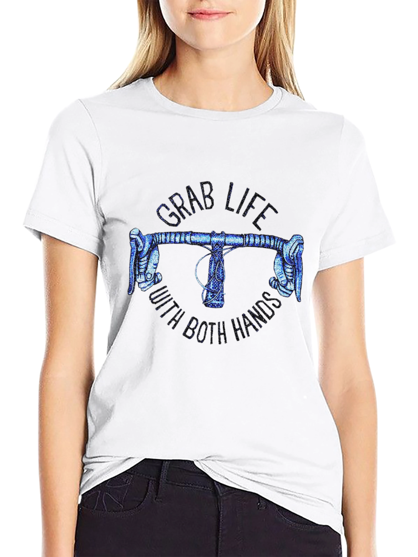 Grab Life Bike Handle T-Shirt