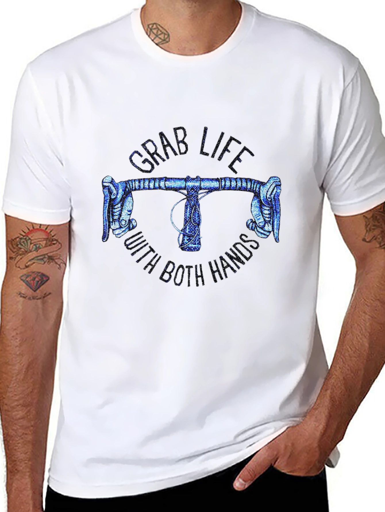 Grab Life Bike Handle T-Shirt