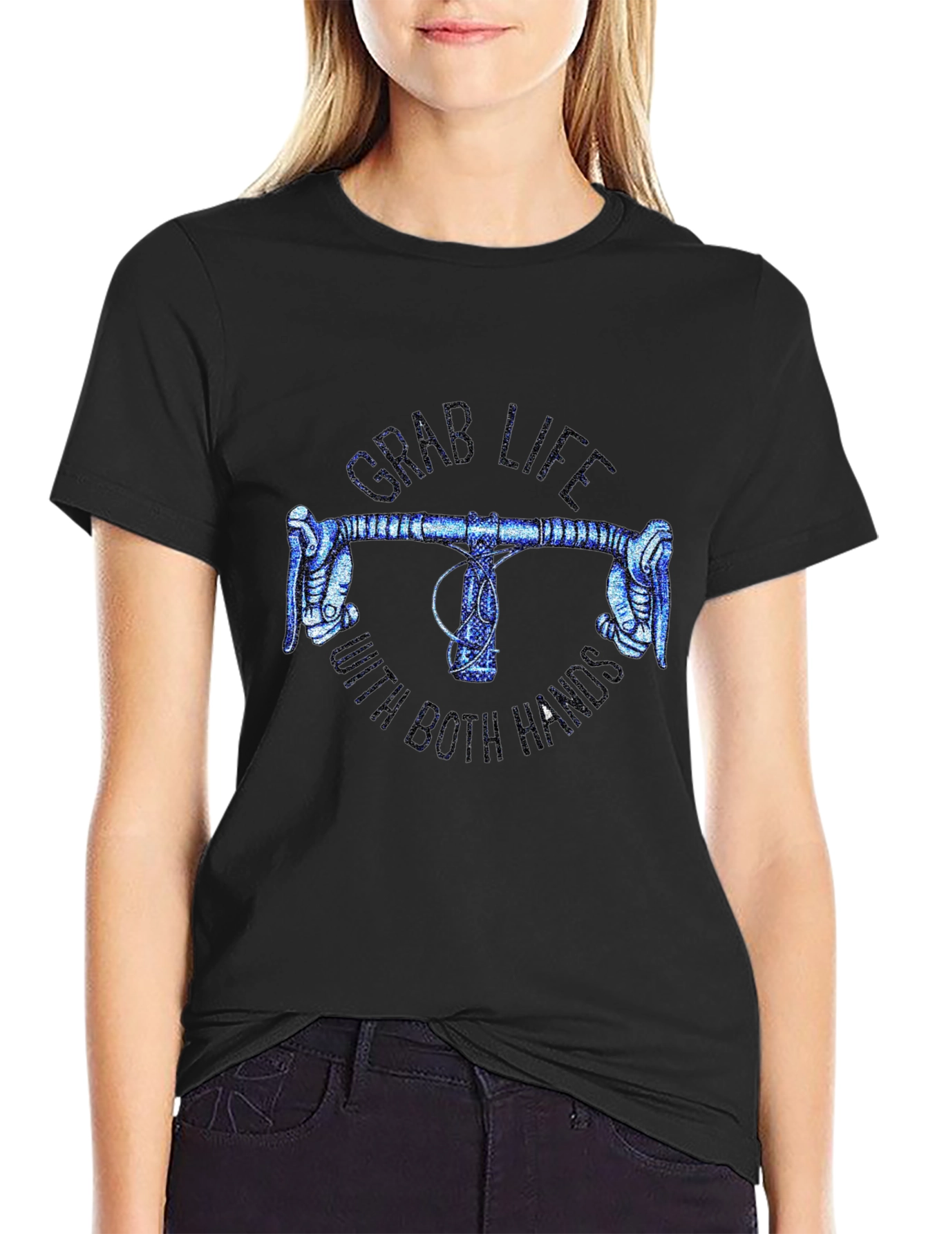 Grab Life Bike Handle T-Shirt