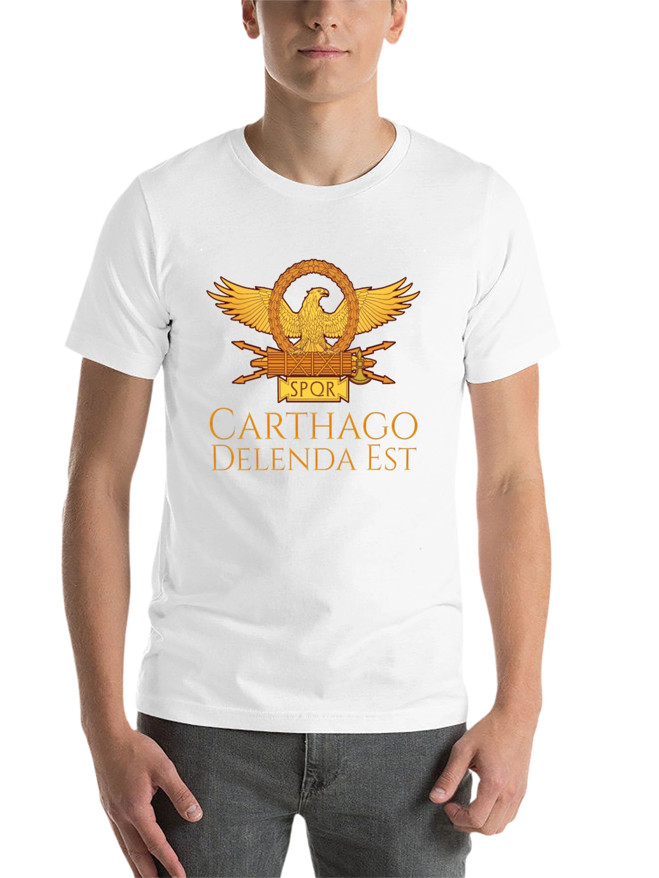 Carthago Delenda Est T-Shirt - Black Roman Empire Tee