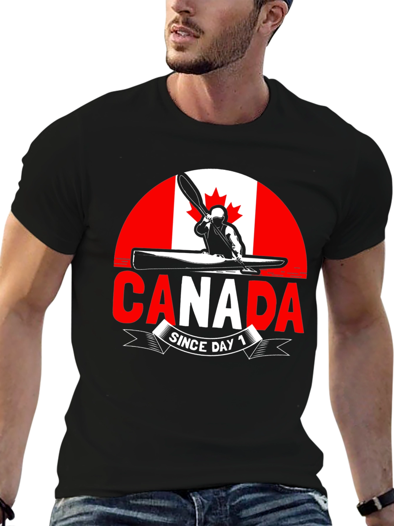 Canada Since Day 1 Black T-Shirt