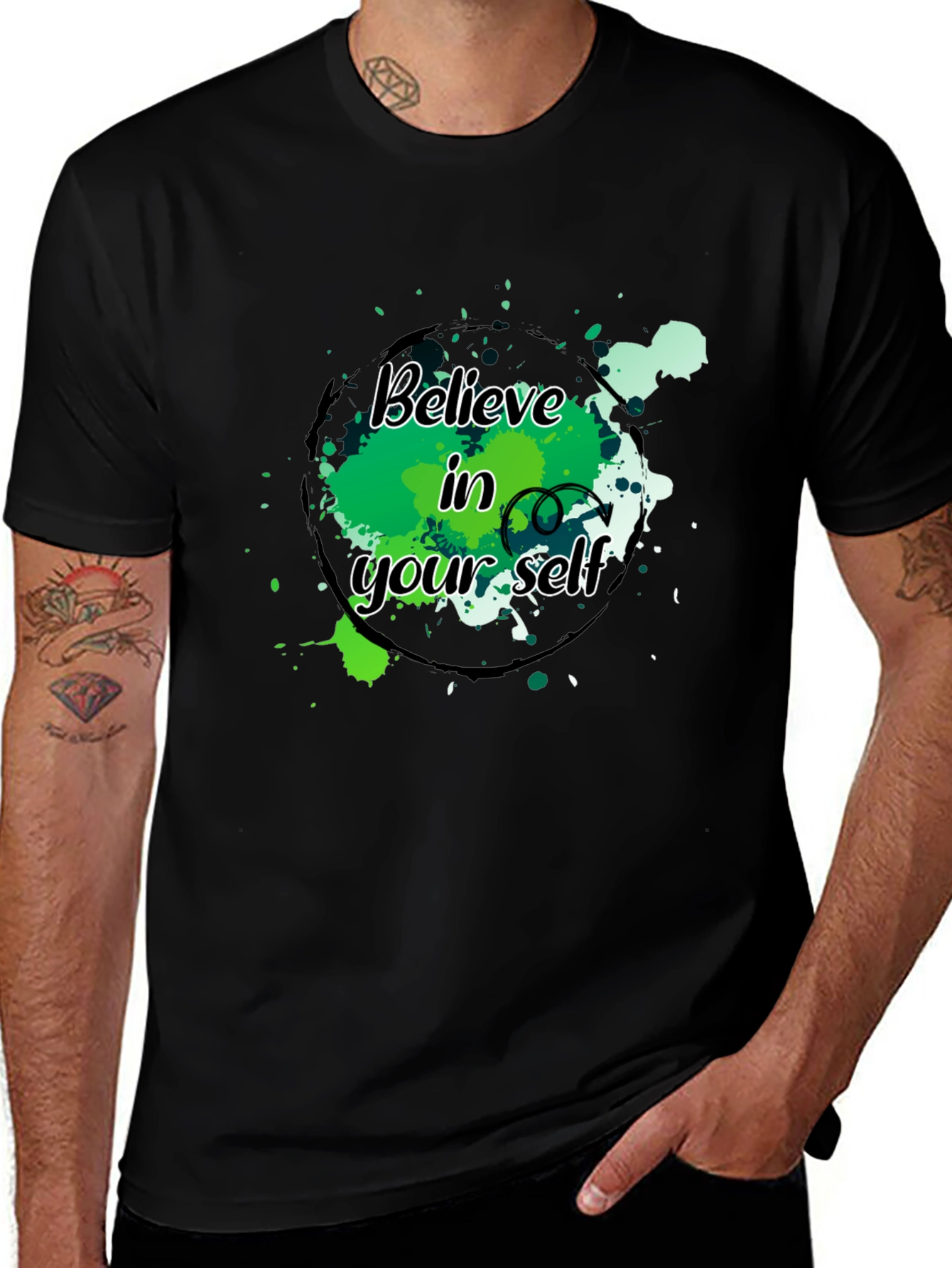 Believe In Yourself Mens Graphic Tee