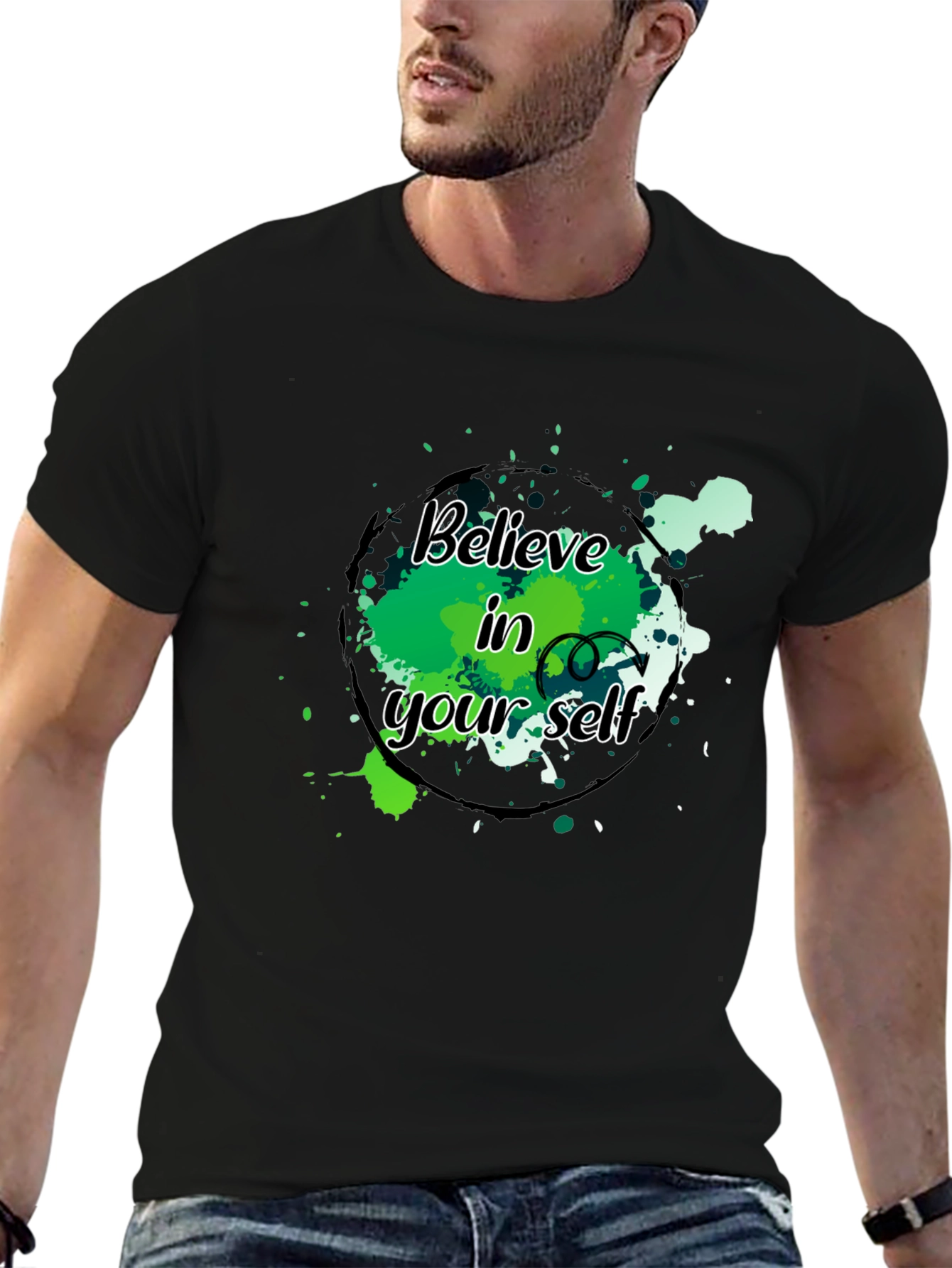 Believe In Yourself Mens Graphic Tee