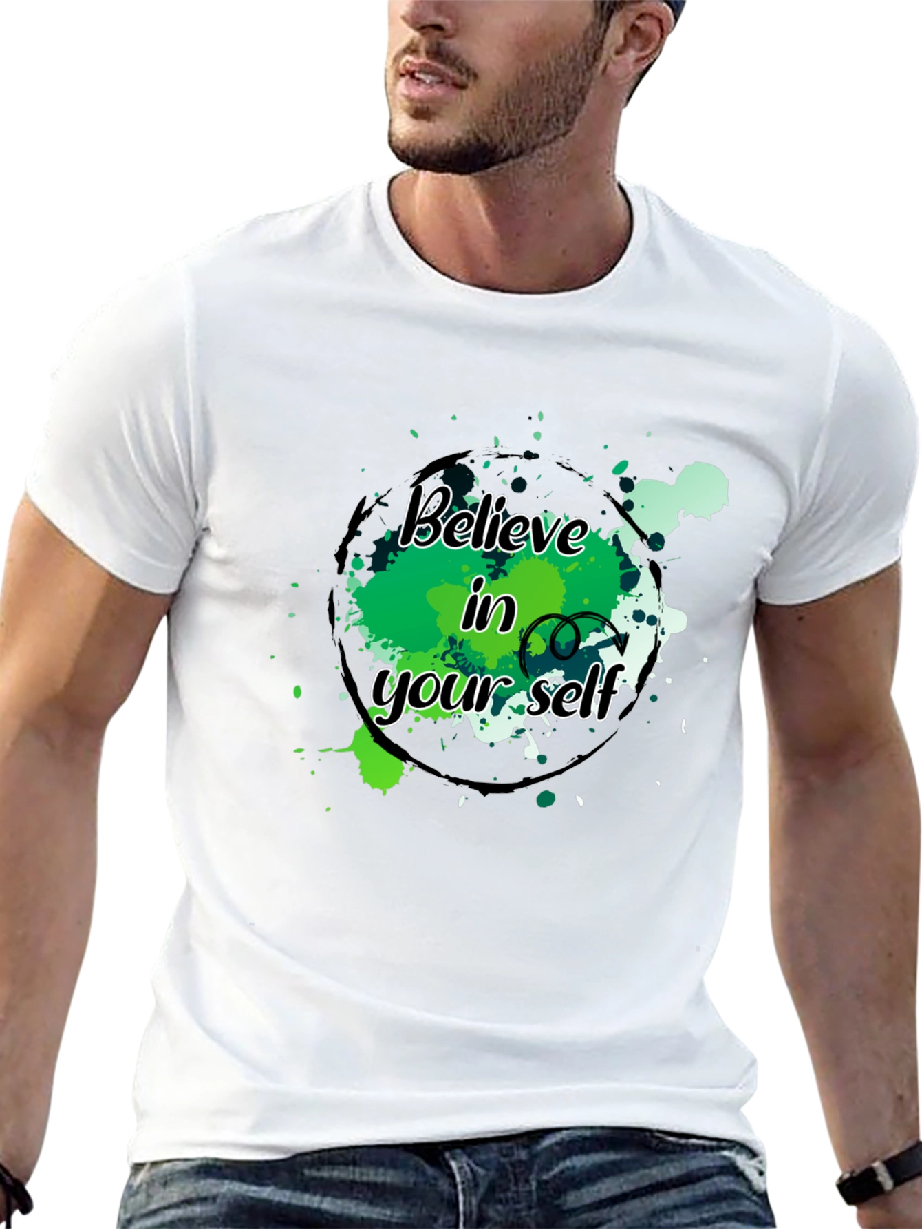 Believe In Yourself Mens Graphic Tee