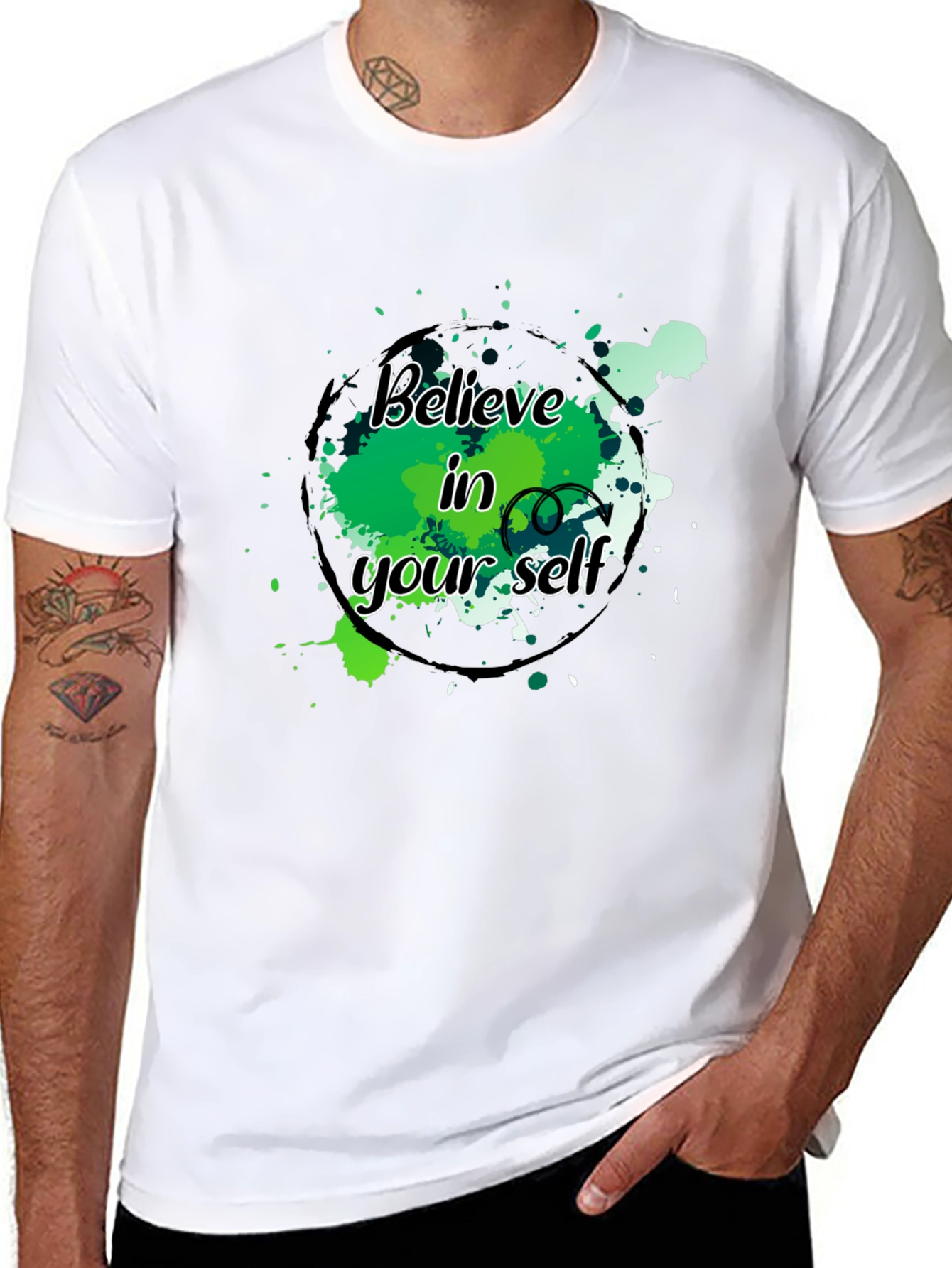 Believe In Yourself Mens Graphic Tee