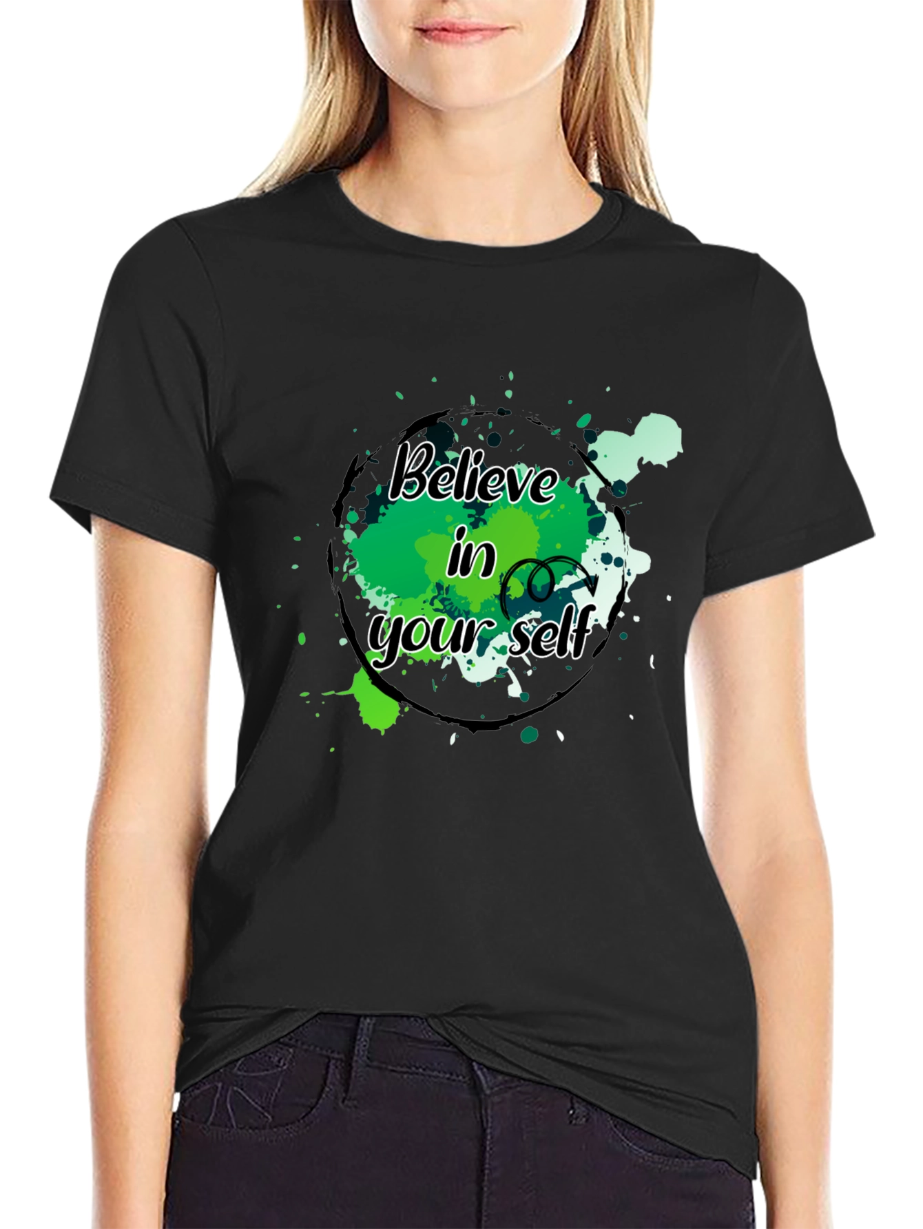 Believe In Yourself Mens Graphic Tee