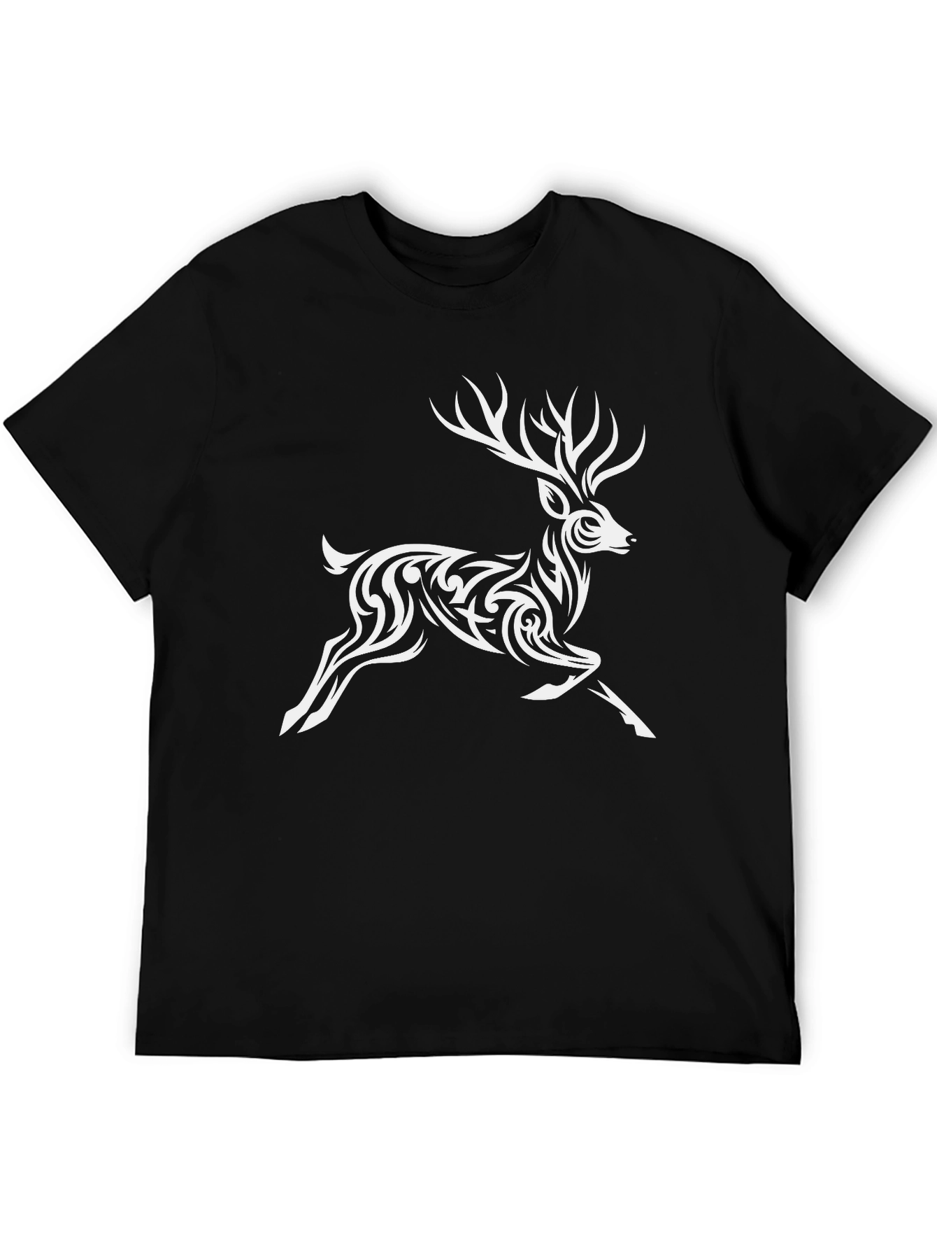 Tribal Deer Graphic T-Shirt