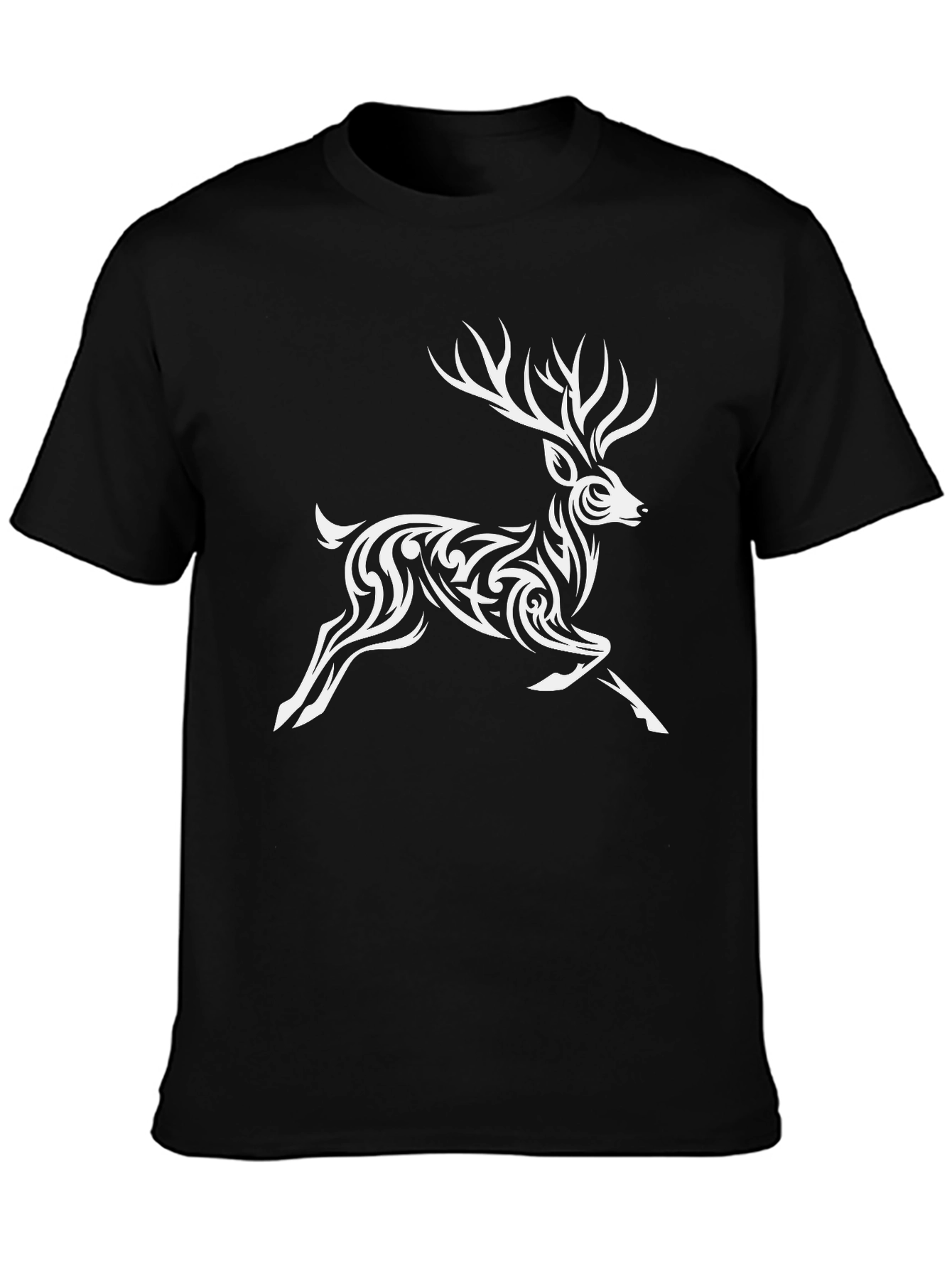Tribal Deer Graphic T-Shirt