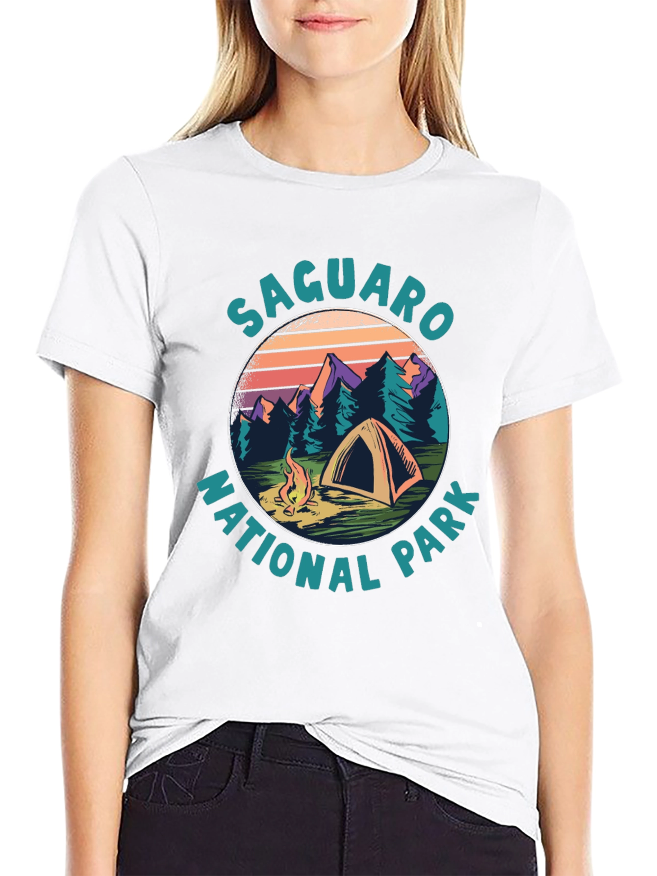 Saguaro National Park Camping T-Shirt