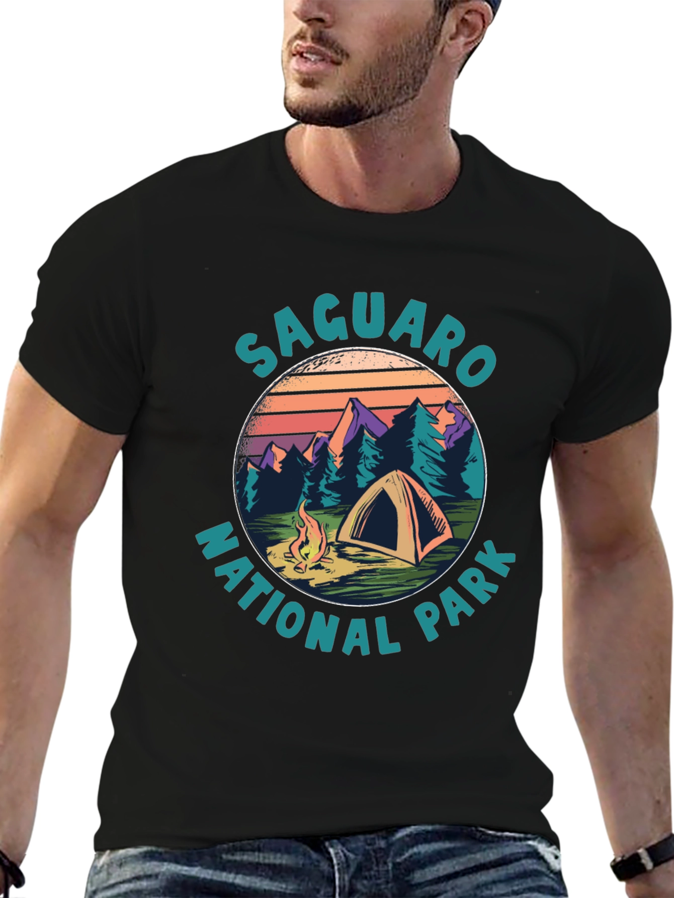 Saguaro National Park Camping T-Shirt