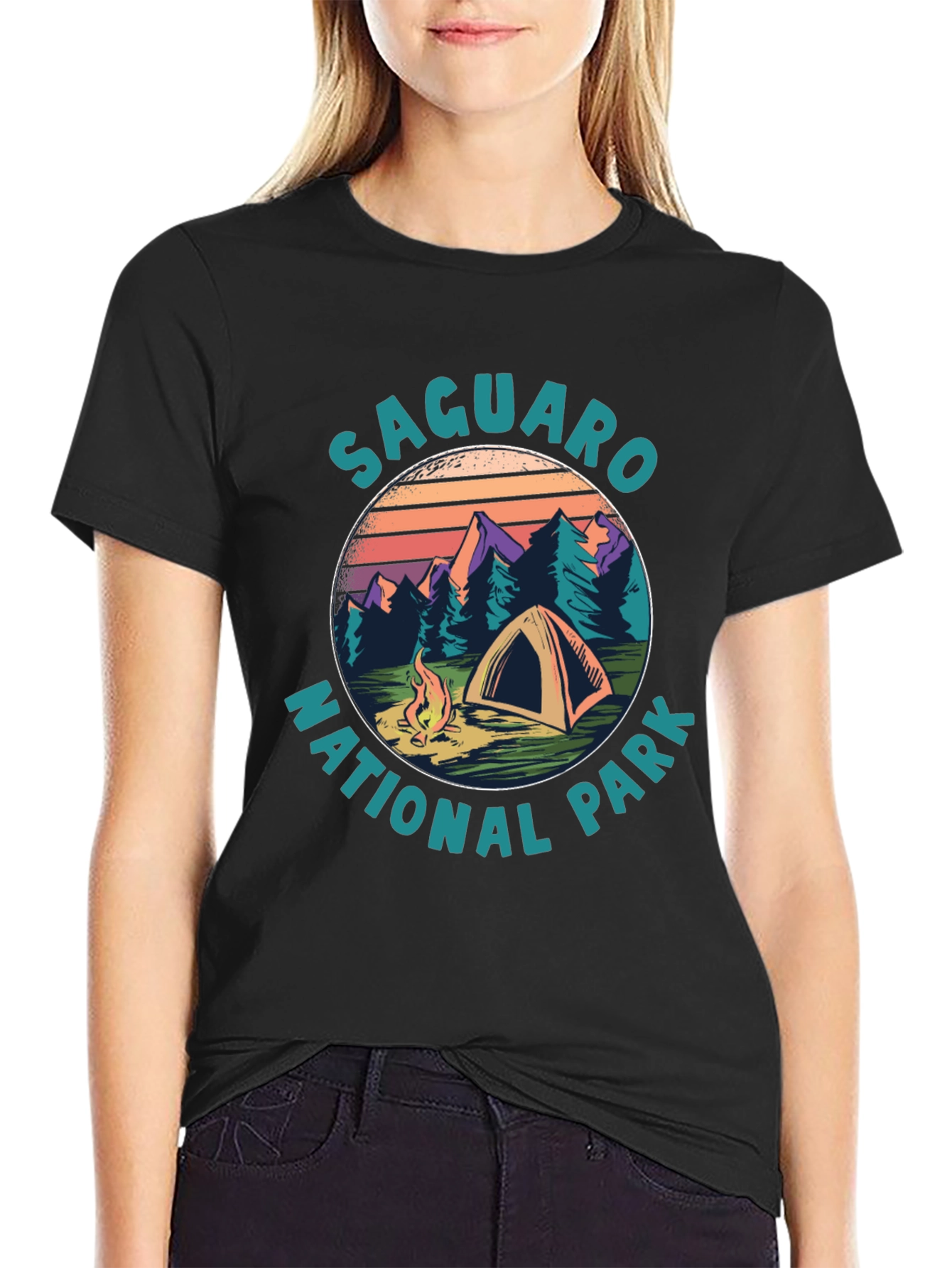 Saguaro National Park Camping T-Shirt