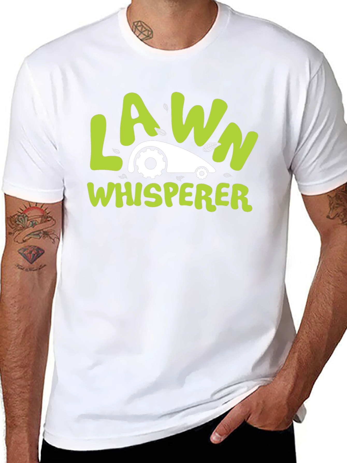 Lawn Whisperer T-Shirt - Robotic Lawn Mower Tee