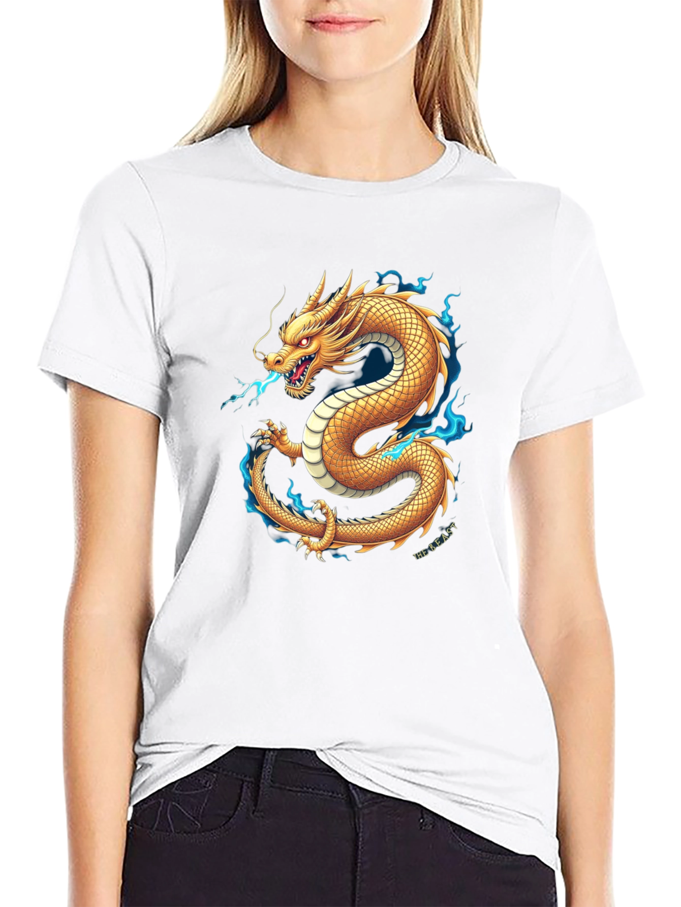 Golden Dragon T-Shirt - Unleash the Beast!