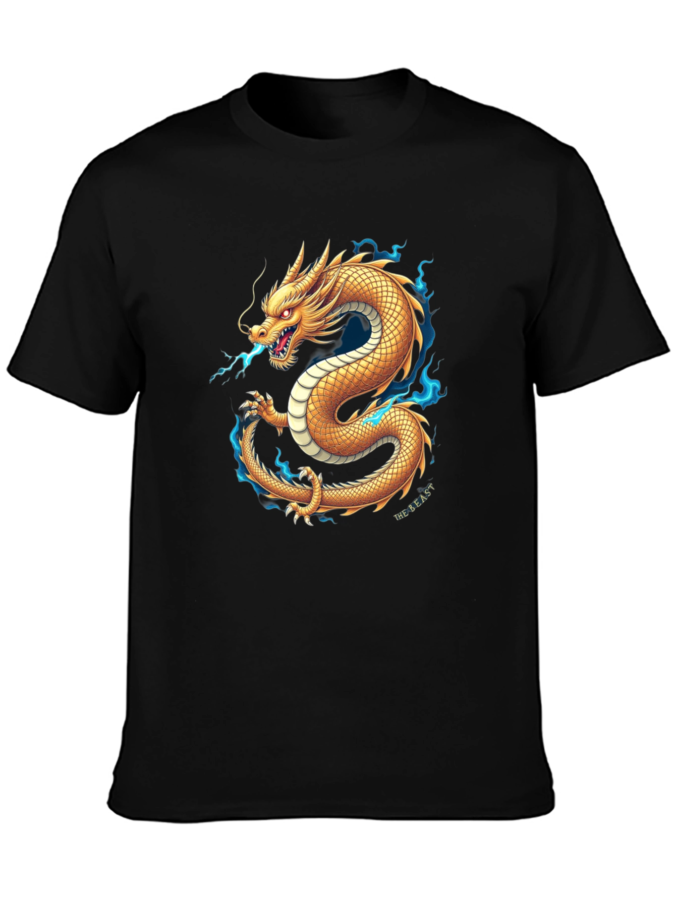 Golden Dragon T-Shirt - Unleash the Beast!