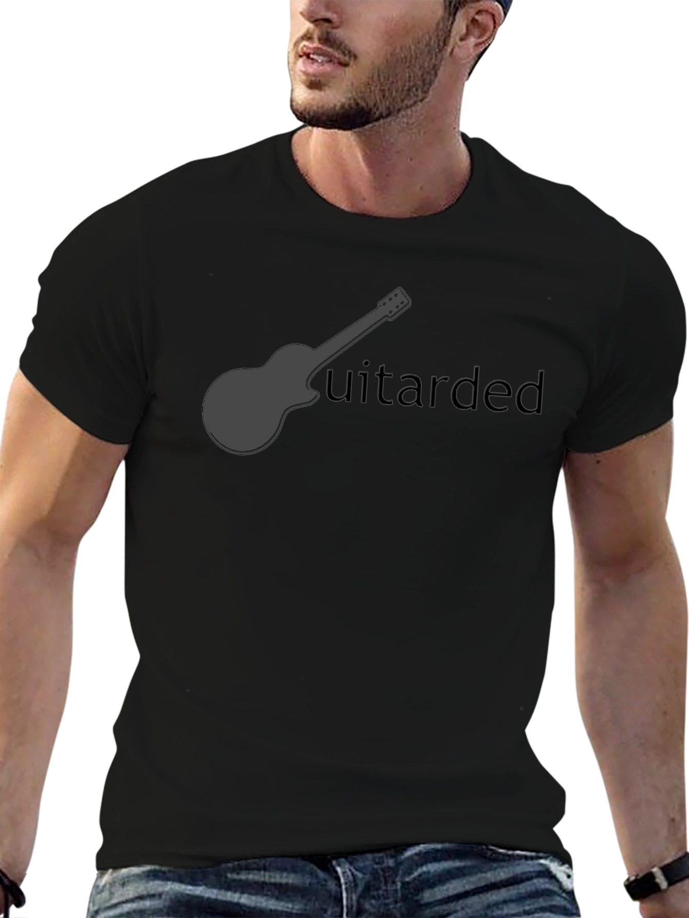 Guitarded Graphic T-Shirt - Music Humor Tee