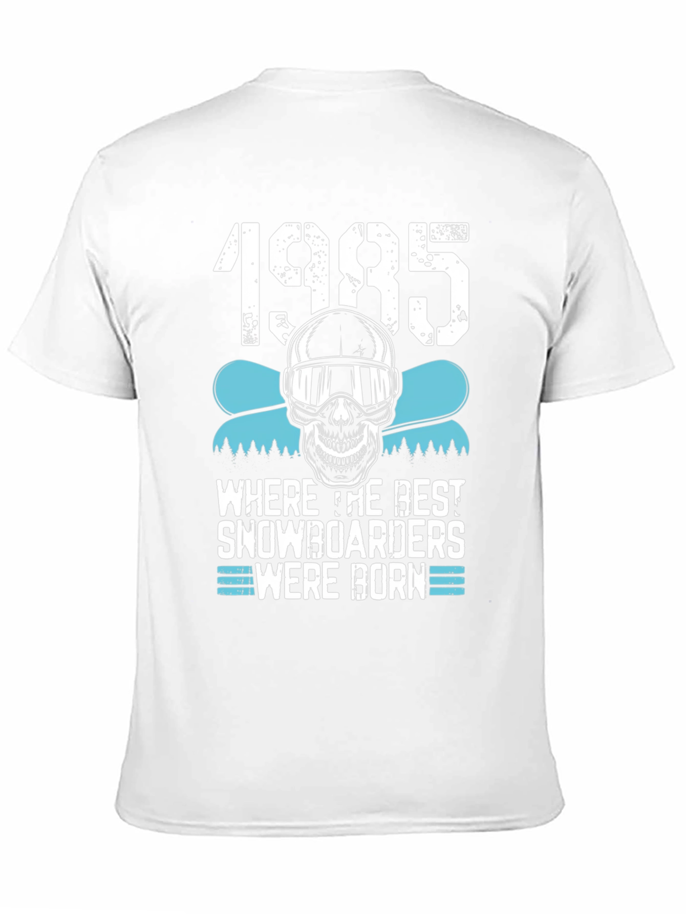 1985 Snowboarder T-Shirt - Skull & Goggles