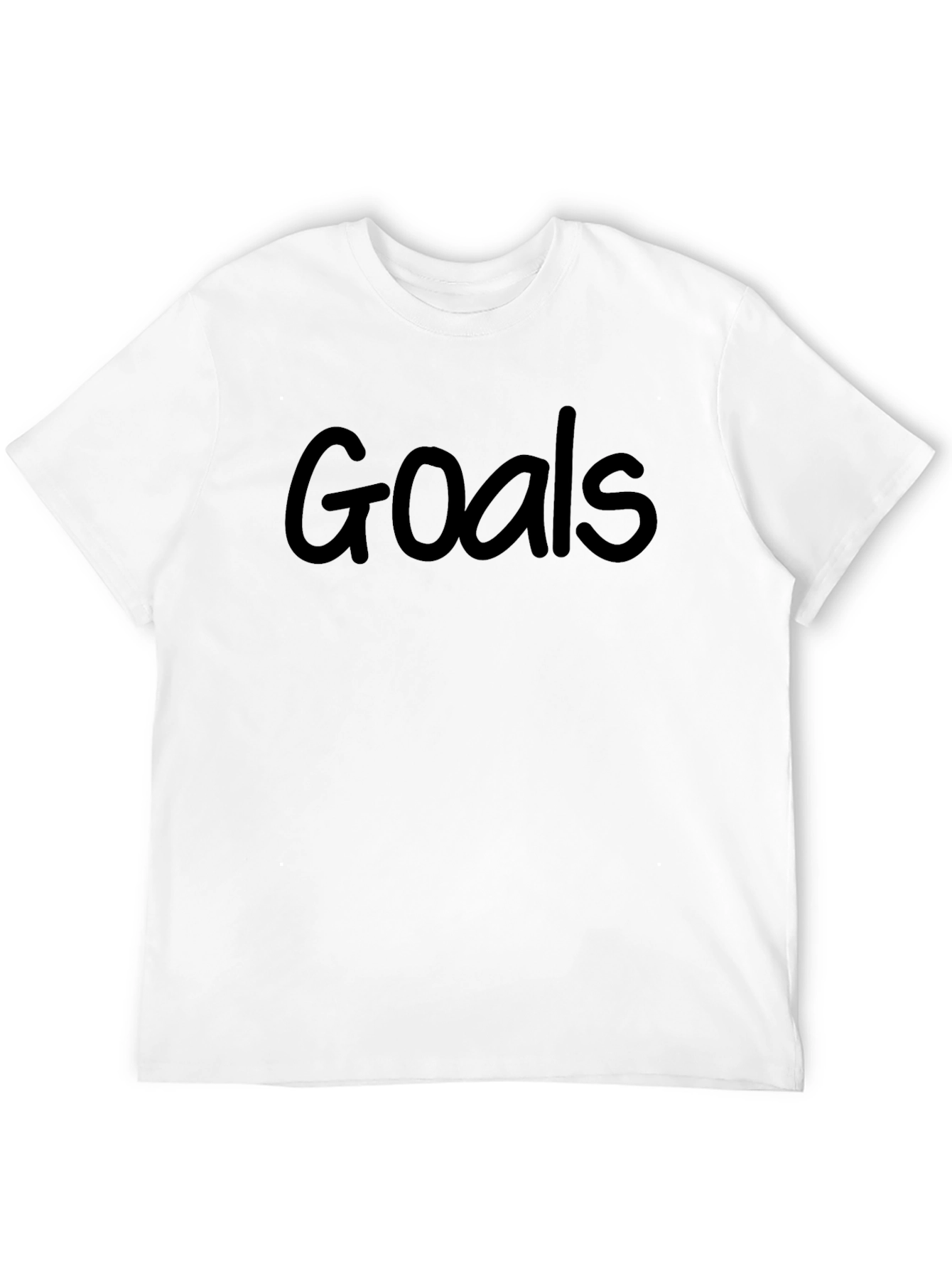 Goals Black Graphic T-Shirt
