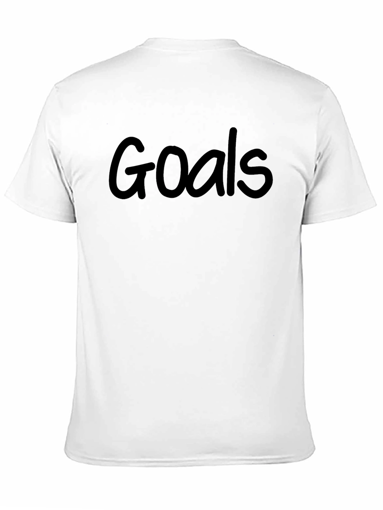 Goals Black Graphic T-Shirt