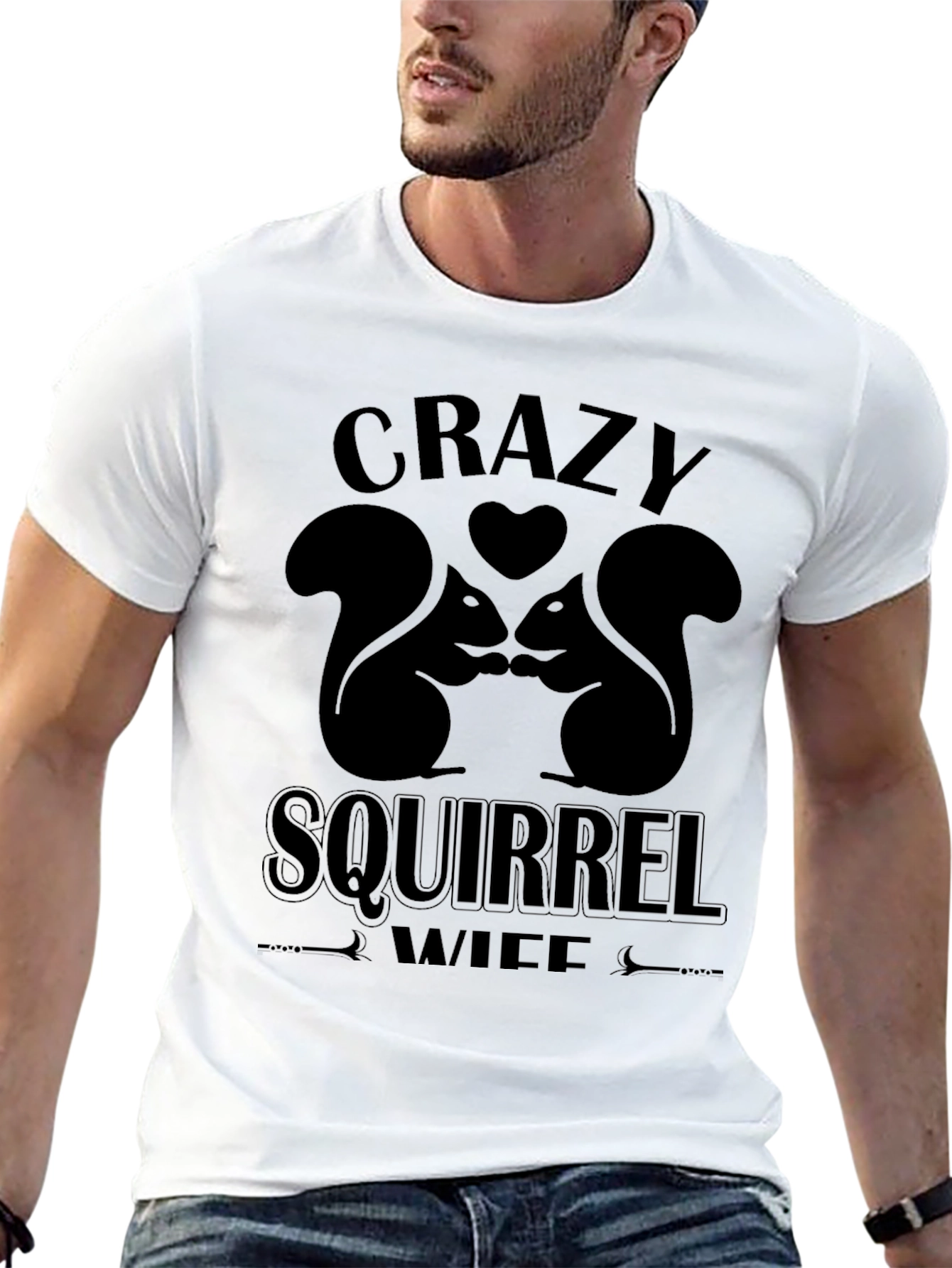 Crazy Squirrel Wife T-Shirt