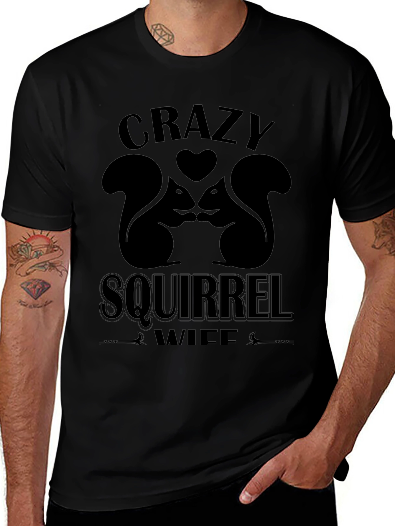 Crazy Squirrel Wife T-Shirt