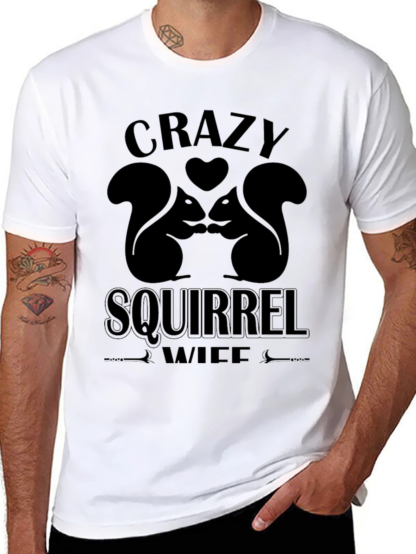 Crazy Squirrel Wife T-Shirt